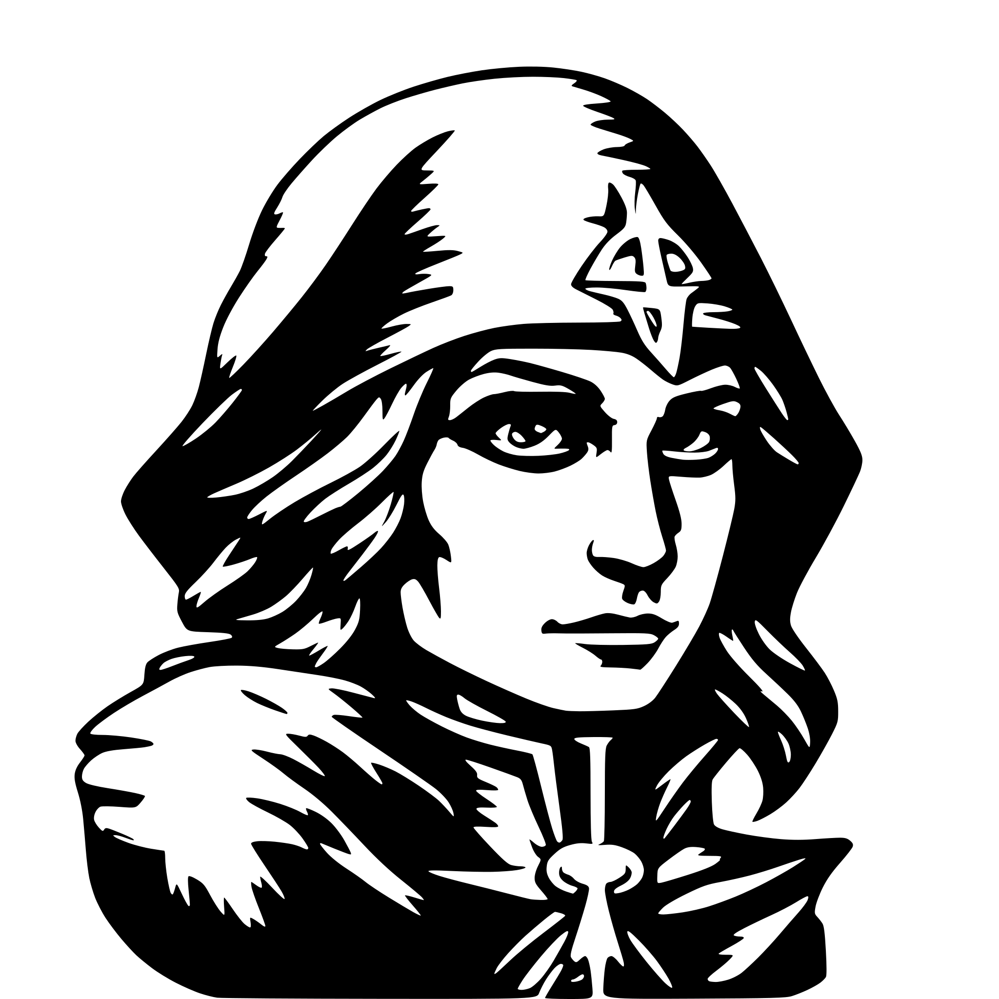 AI-generated SVG of a sorcerer