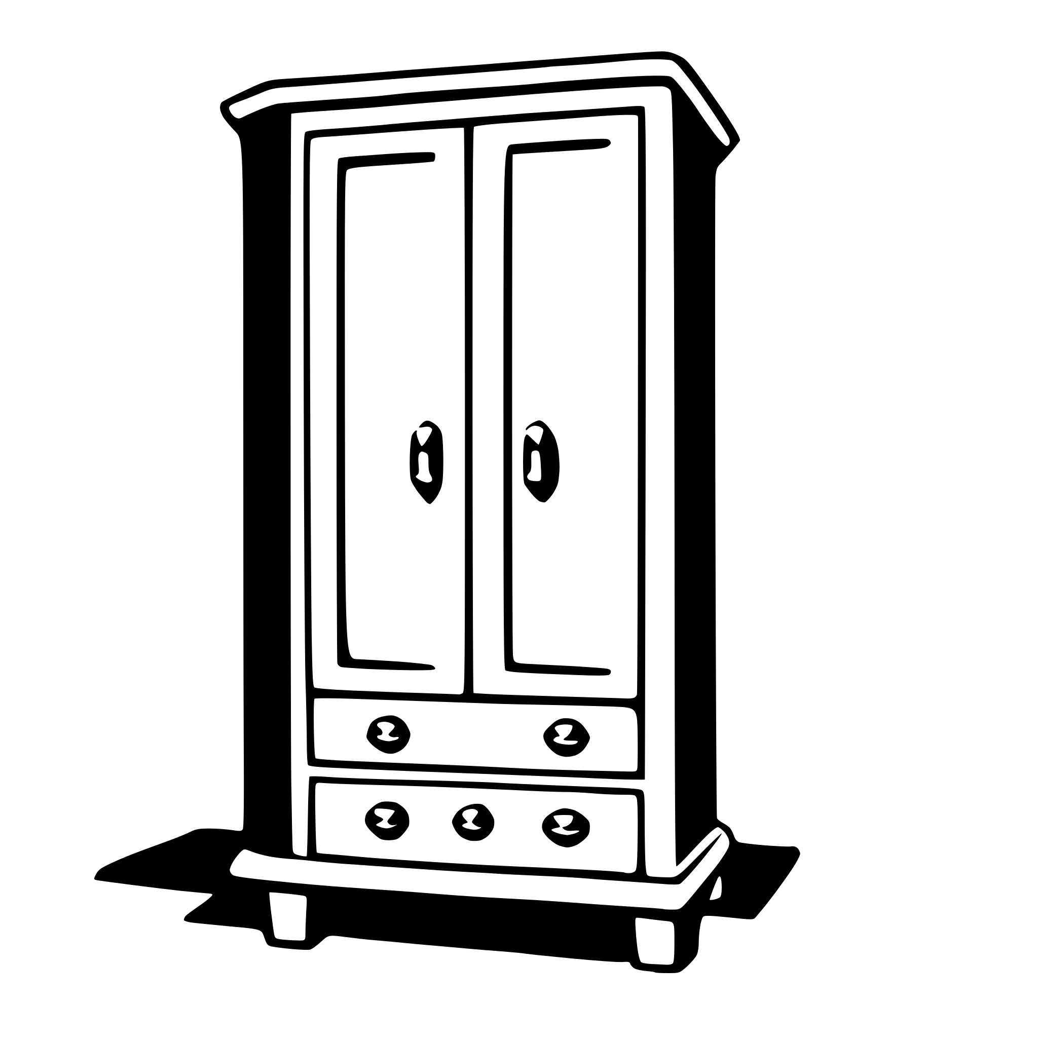 AI-generated SVG of a armoire