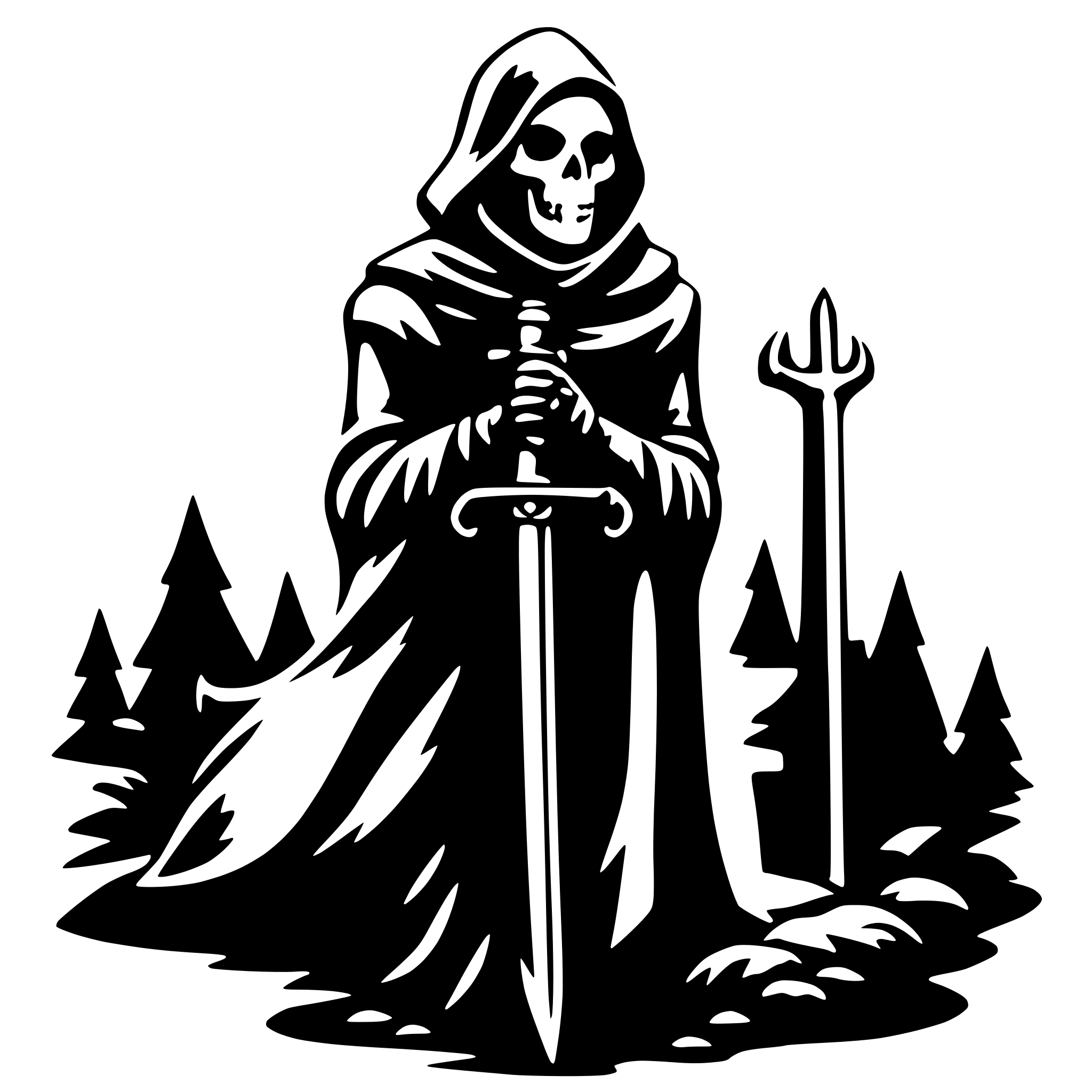 AI-generated SVG of 'Reaper'