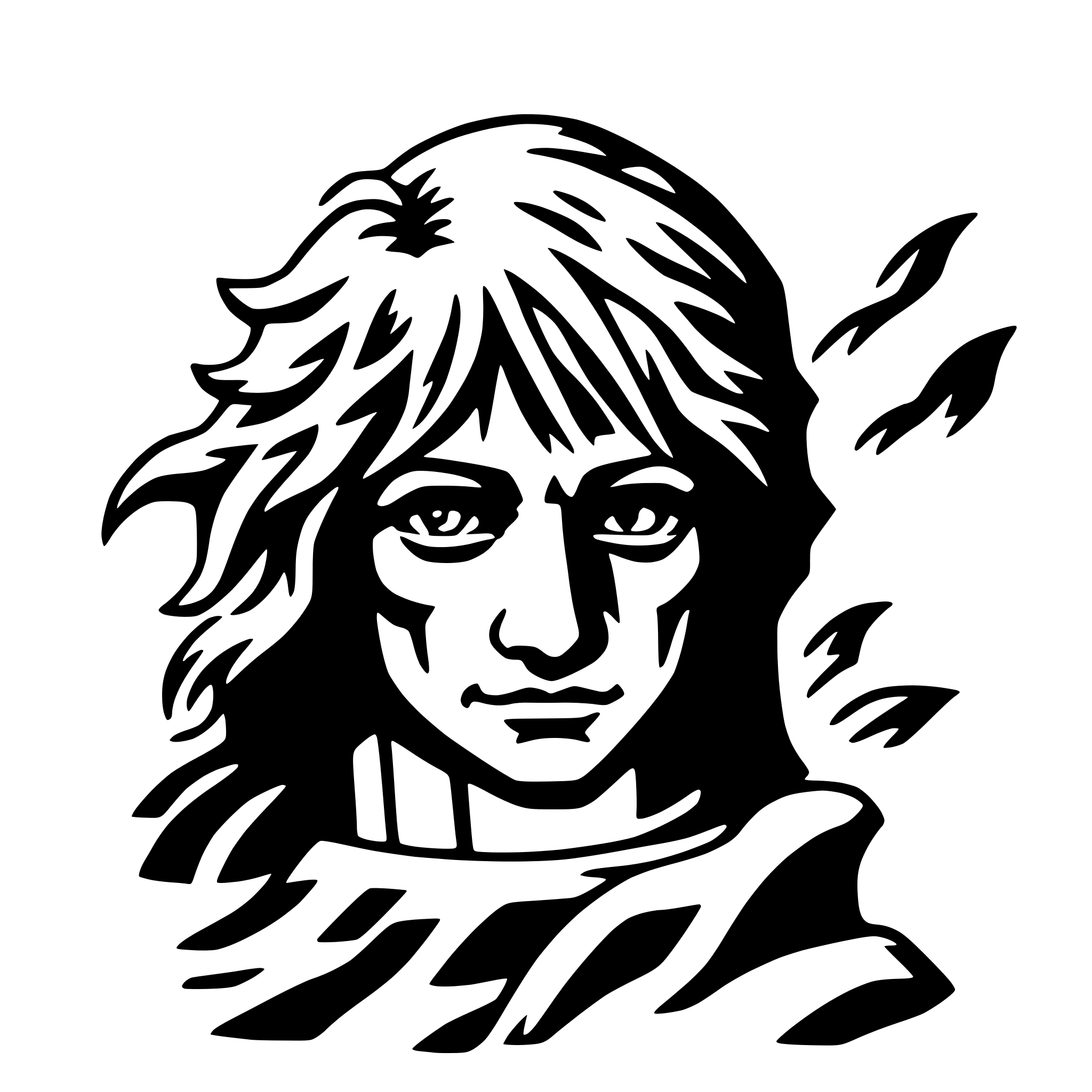 AI-generated SVG of 'susanoo'