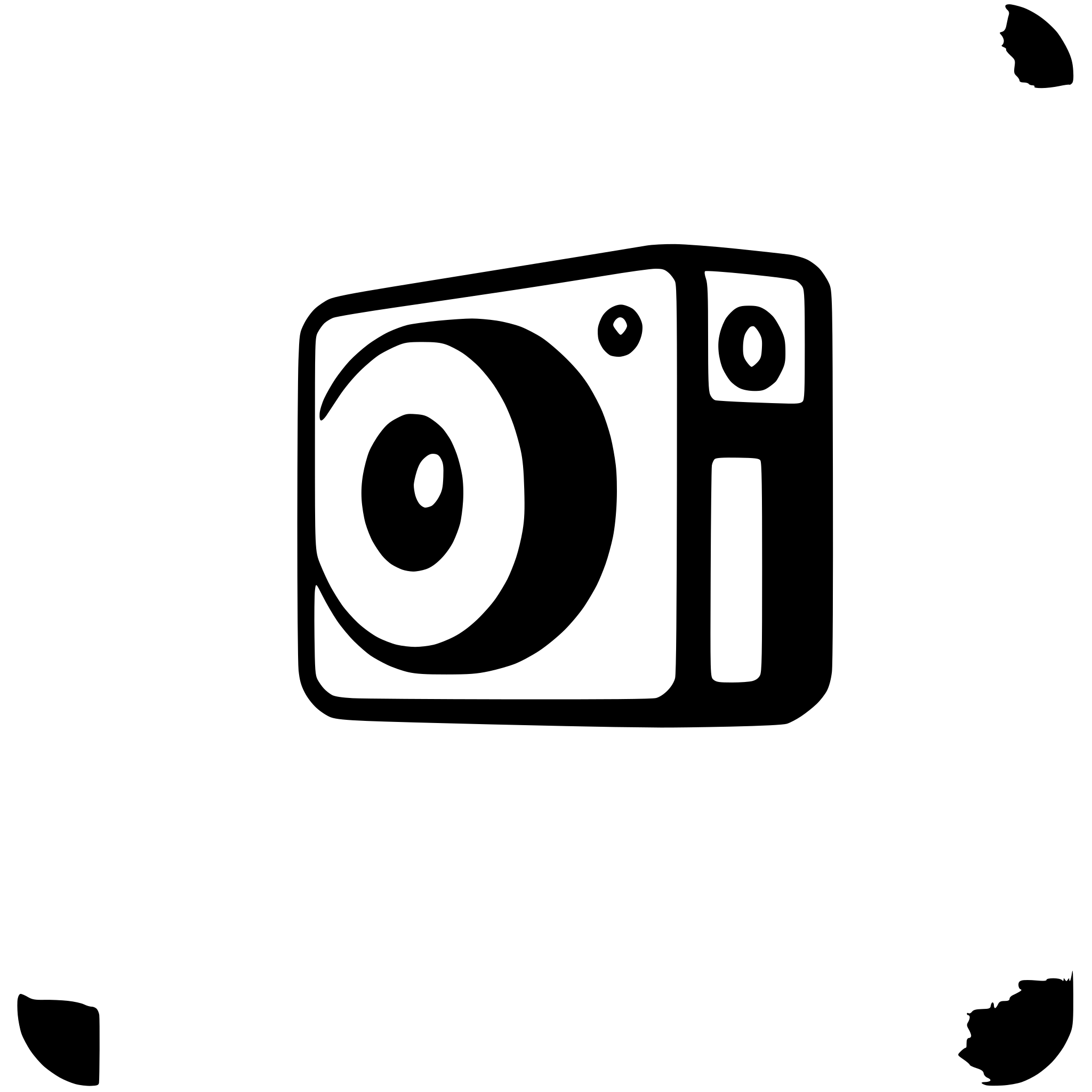 AI-generated SVG of a Square icon. Streaming, Broadcasting, Camera, color