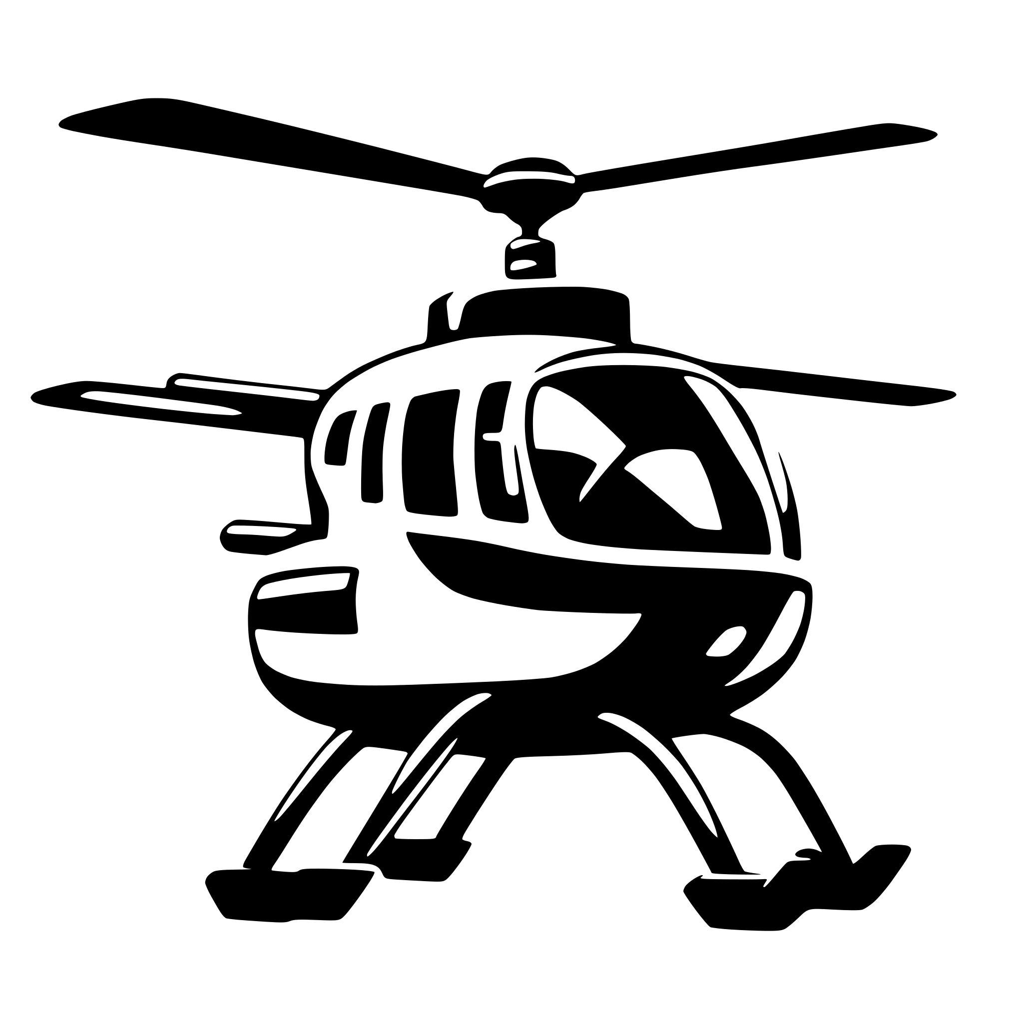 AI-generated SVG of 'helicopter with arms'