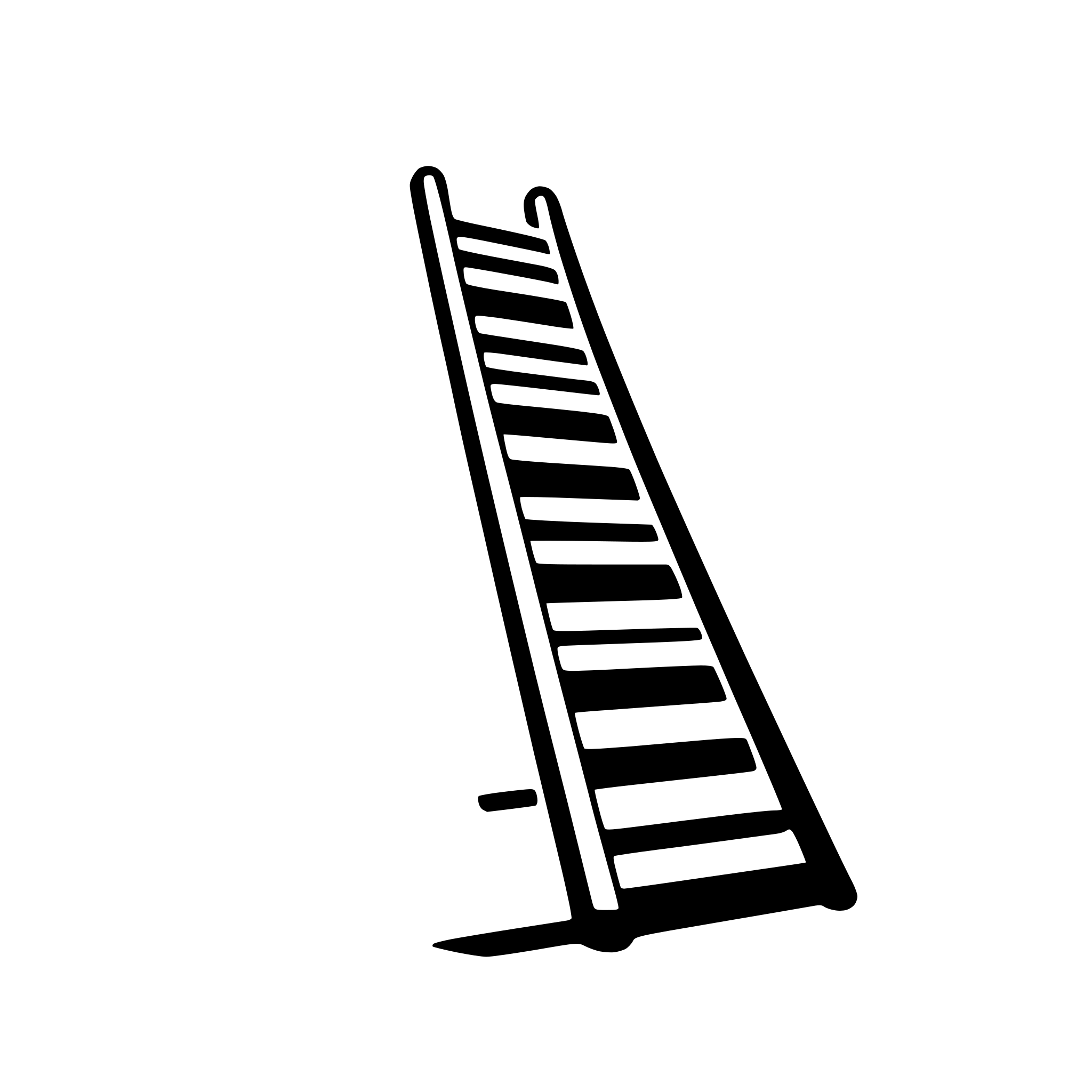 AI-generated SVG of 'ladder reaching sky'