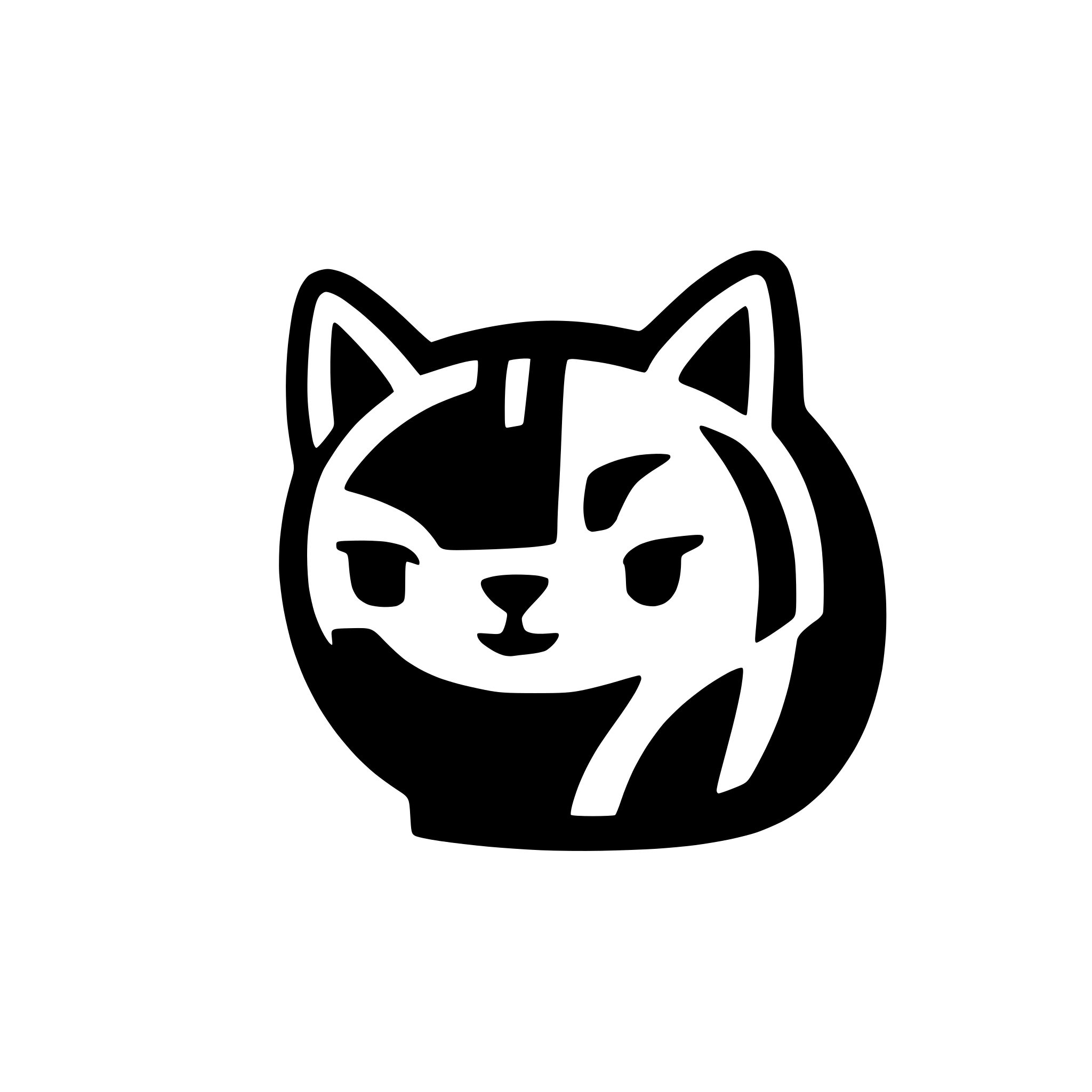 AI-generated SVG of a cat icon