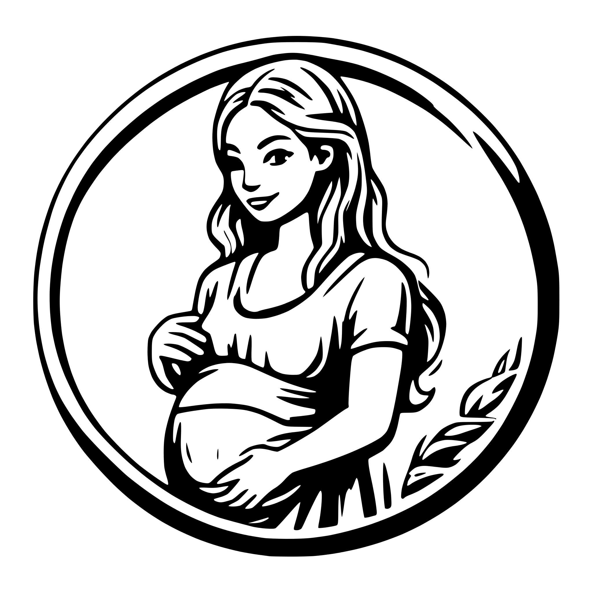 AI-generated SVG of 'pregnant woman support'