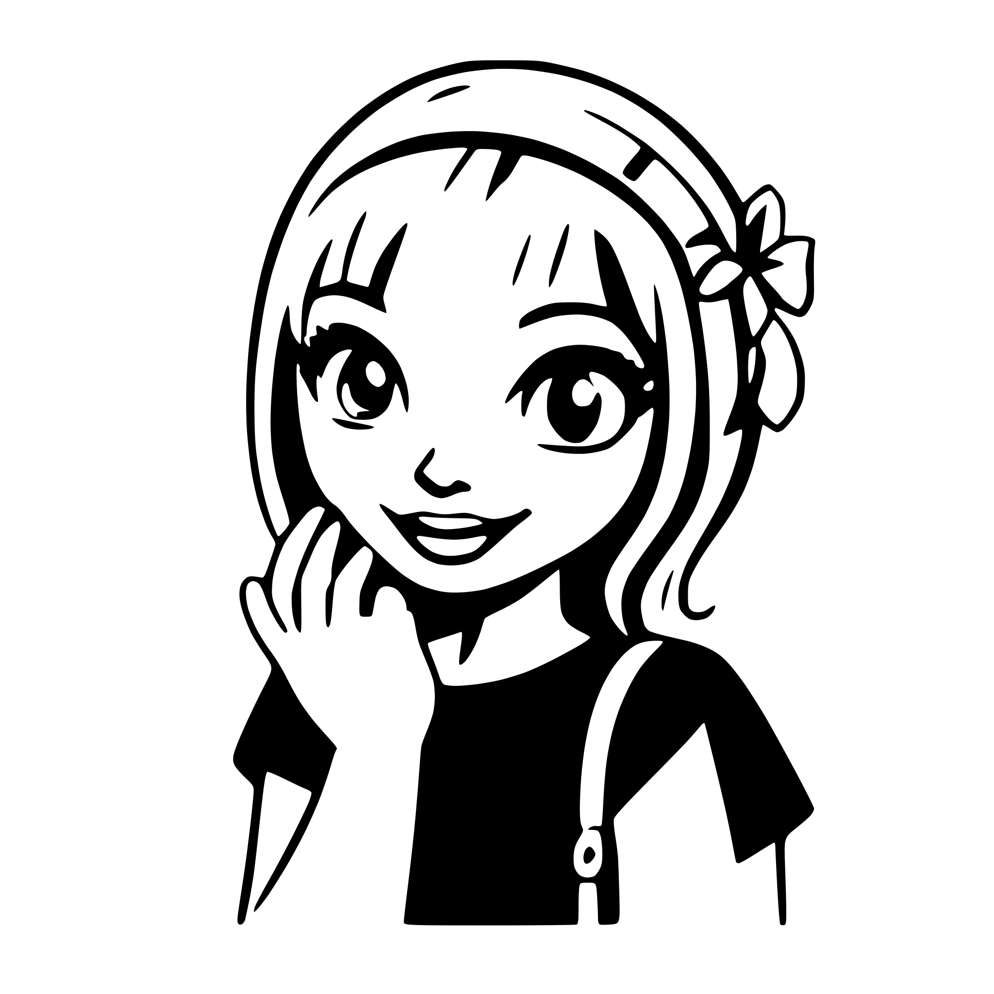 AI-generated SVG of a ink cartridge blue