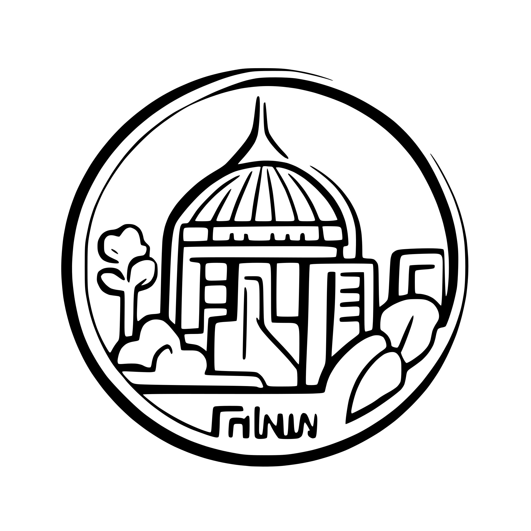 AI-generated SVG of 'outline of city of tehran'