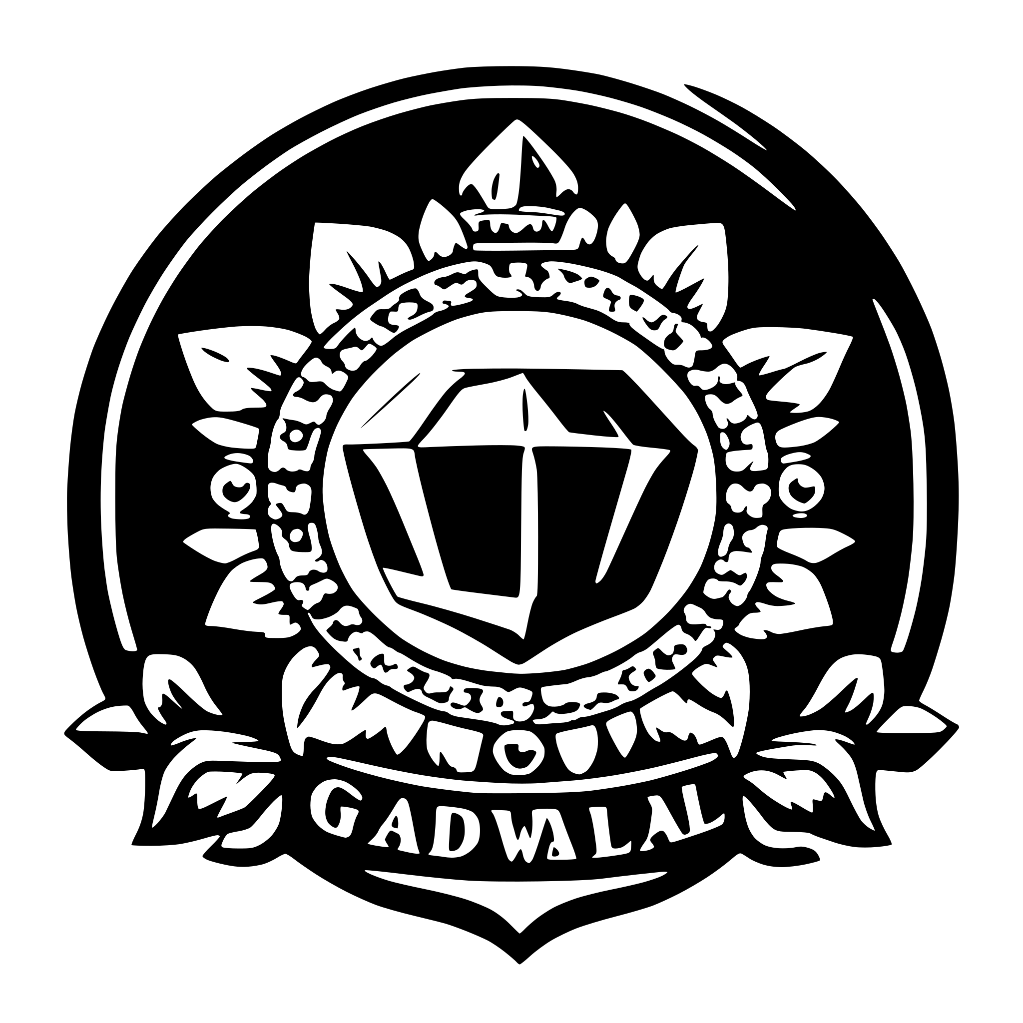 AI-generated SVG of a Create a logo of Gadwal compounder jewellery with diamond and jewellery AI-generated SVG of a Create a logo of Gadwal compounder jewellery with diamond and jewellery