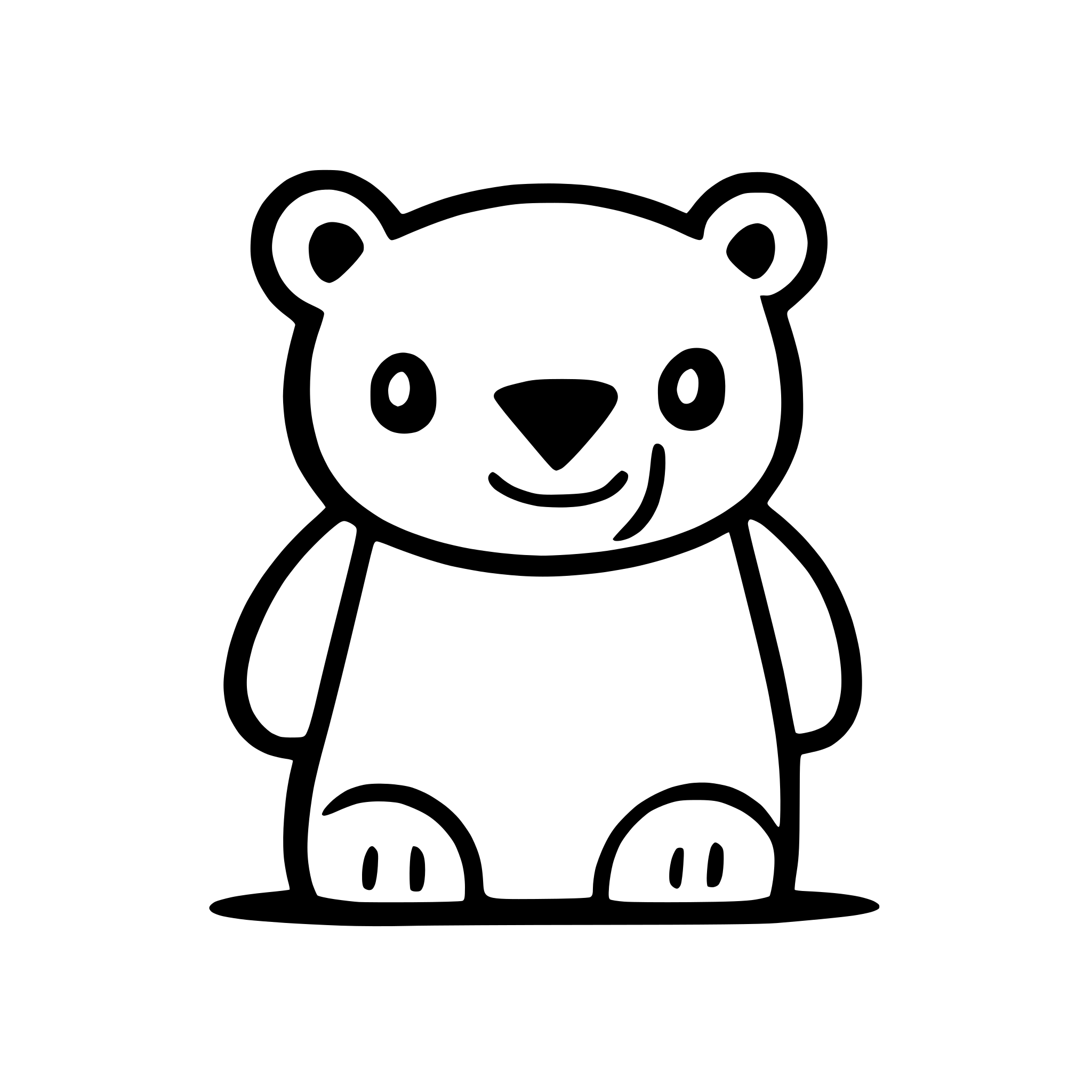 AI-generated SVG of 'One big bear and one small bear'
