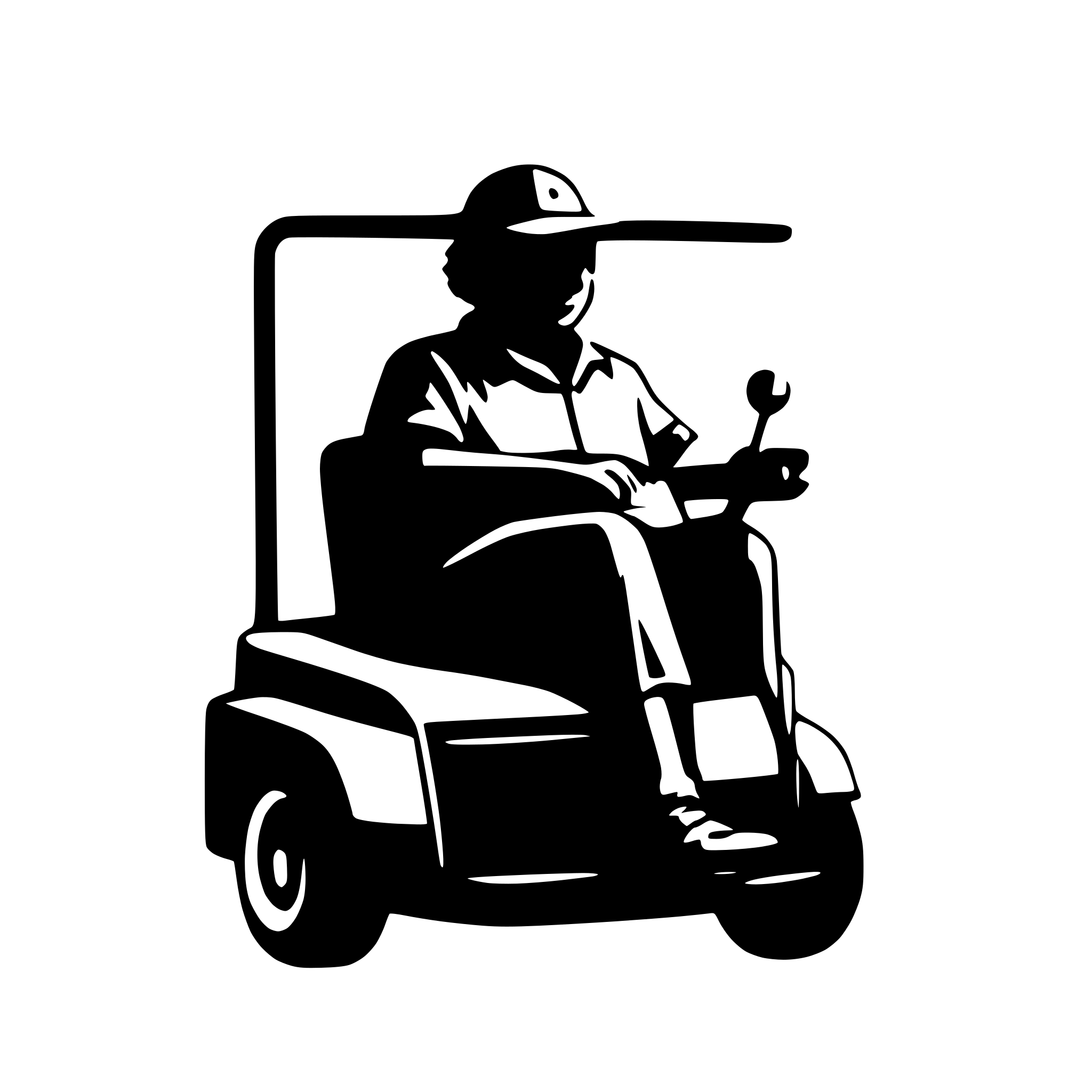 AI-generated SVG of a fat belly man sitting inside a golf buggy in 2D AI-generated SVG of a fat belly man sitting inside a golf buggy in 2D