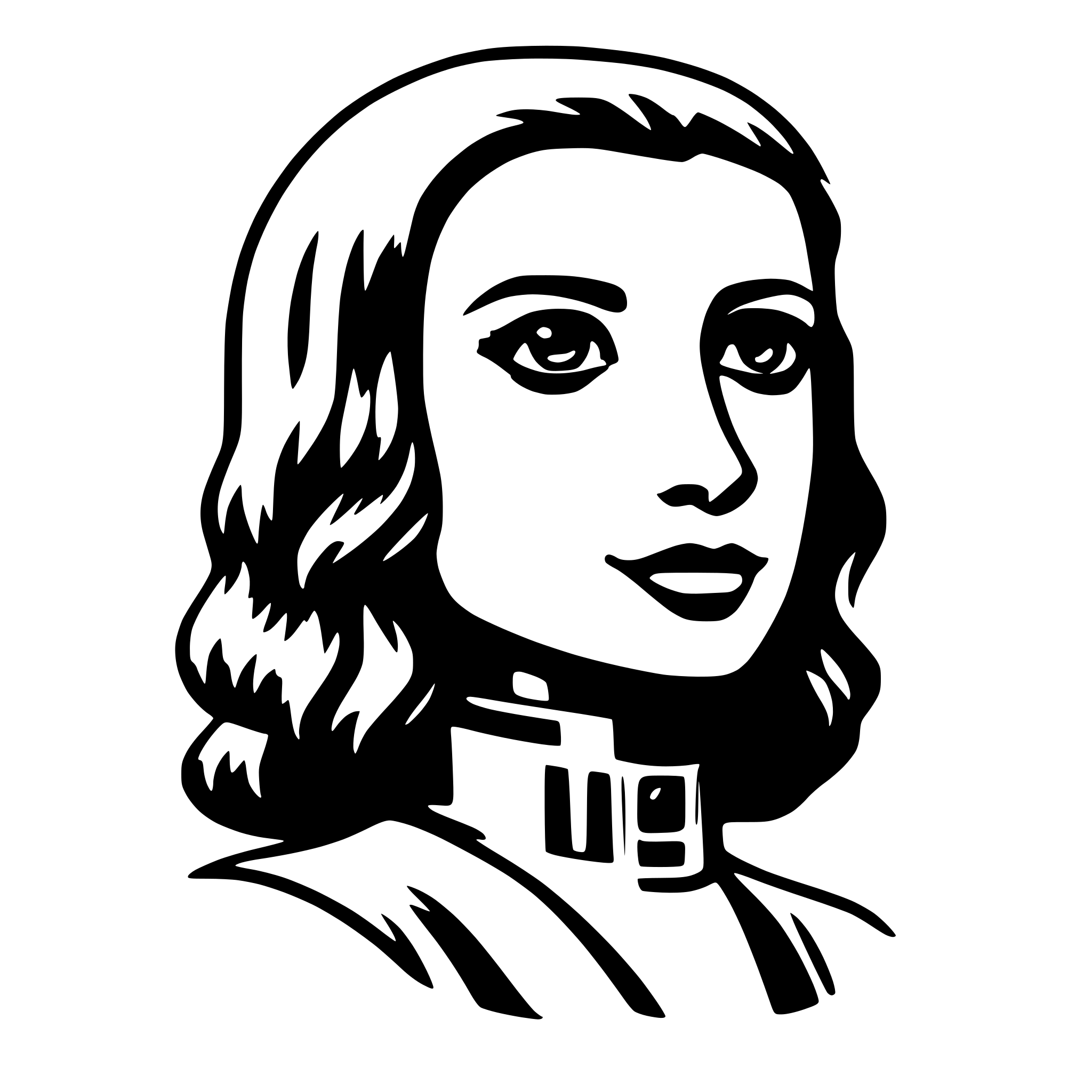 AI-generated SVG of a AI