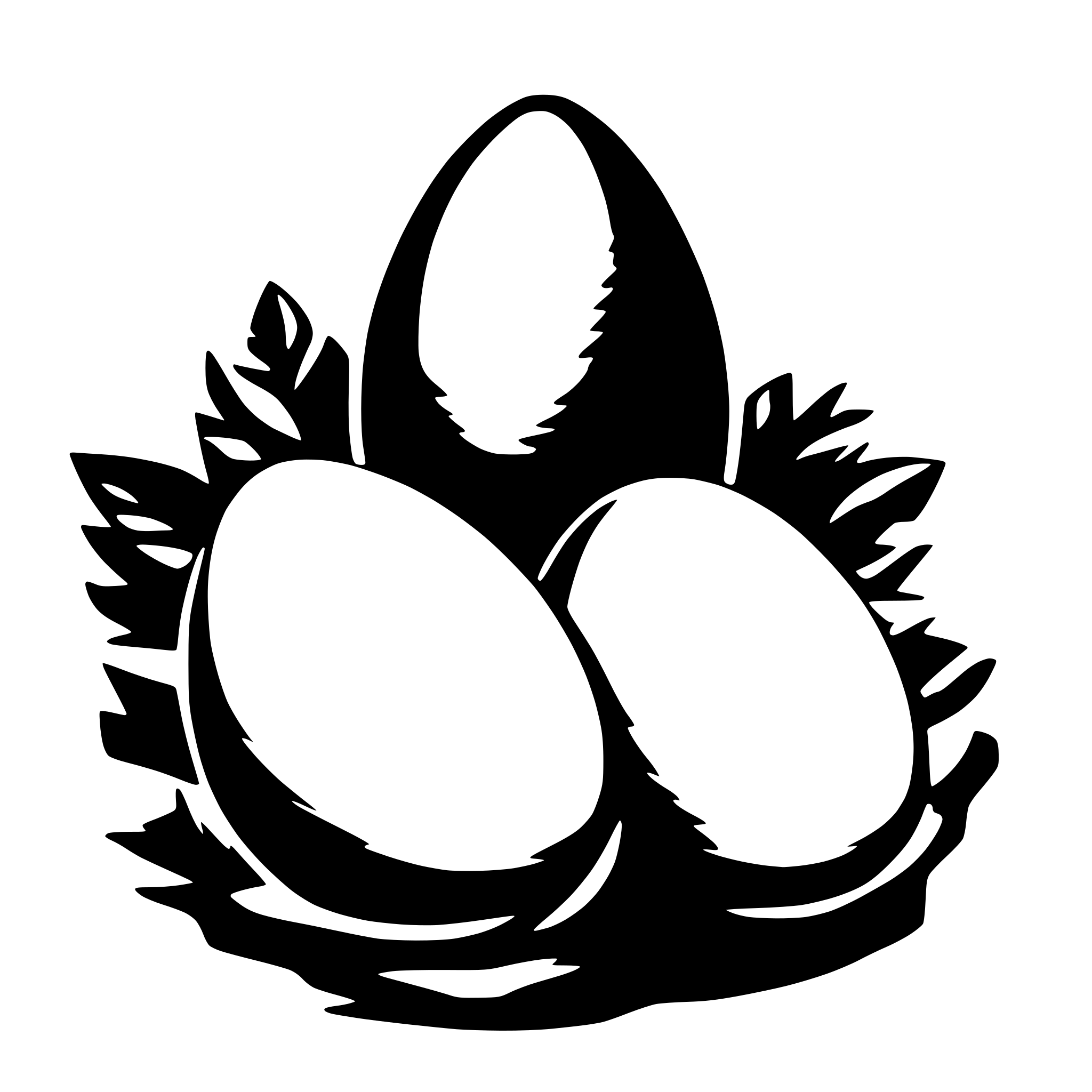 AI-generated SVG of a 3 oeufs