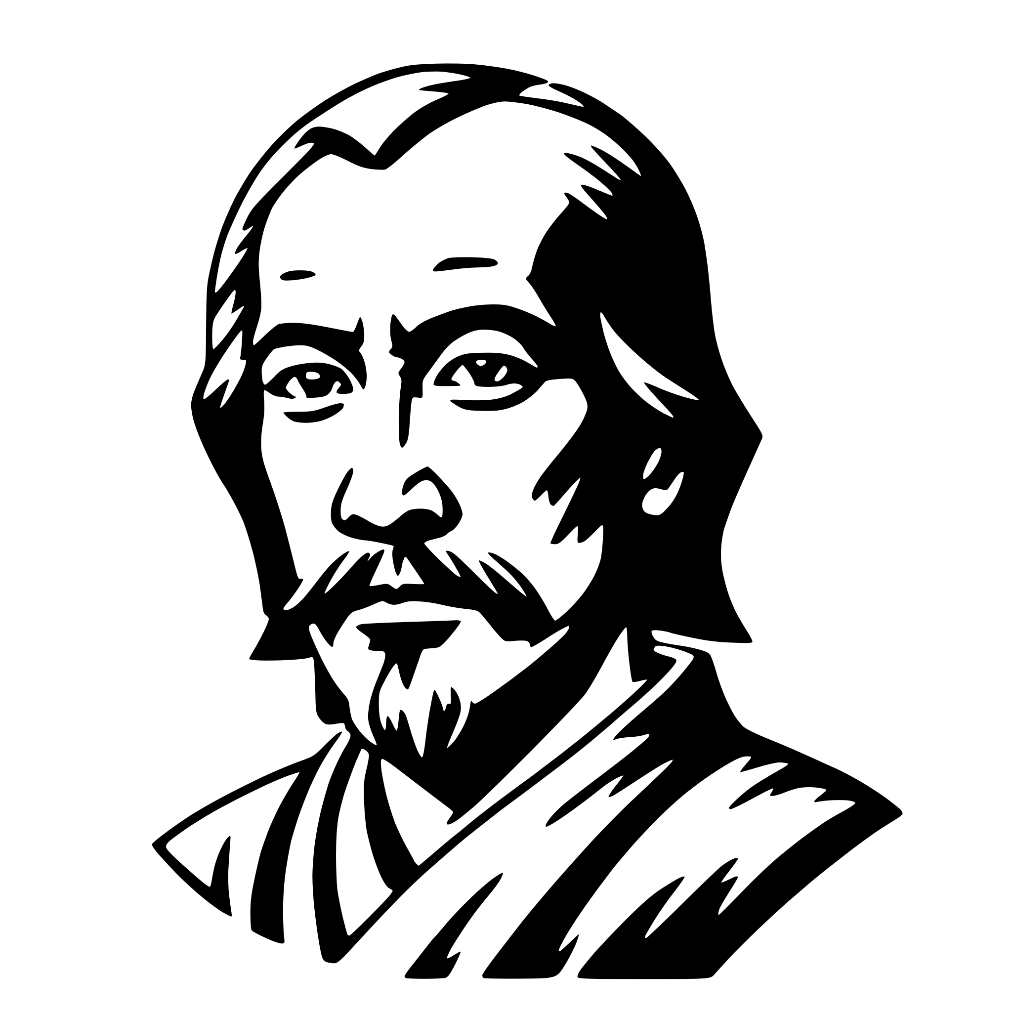 AI-generated SVG of a sun tzu