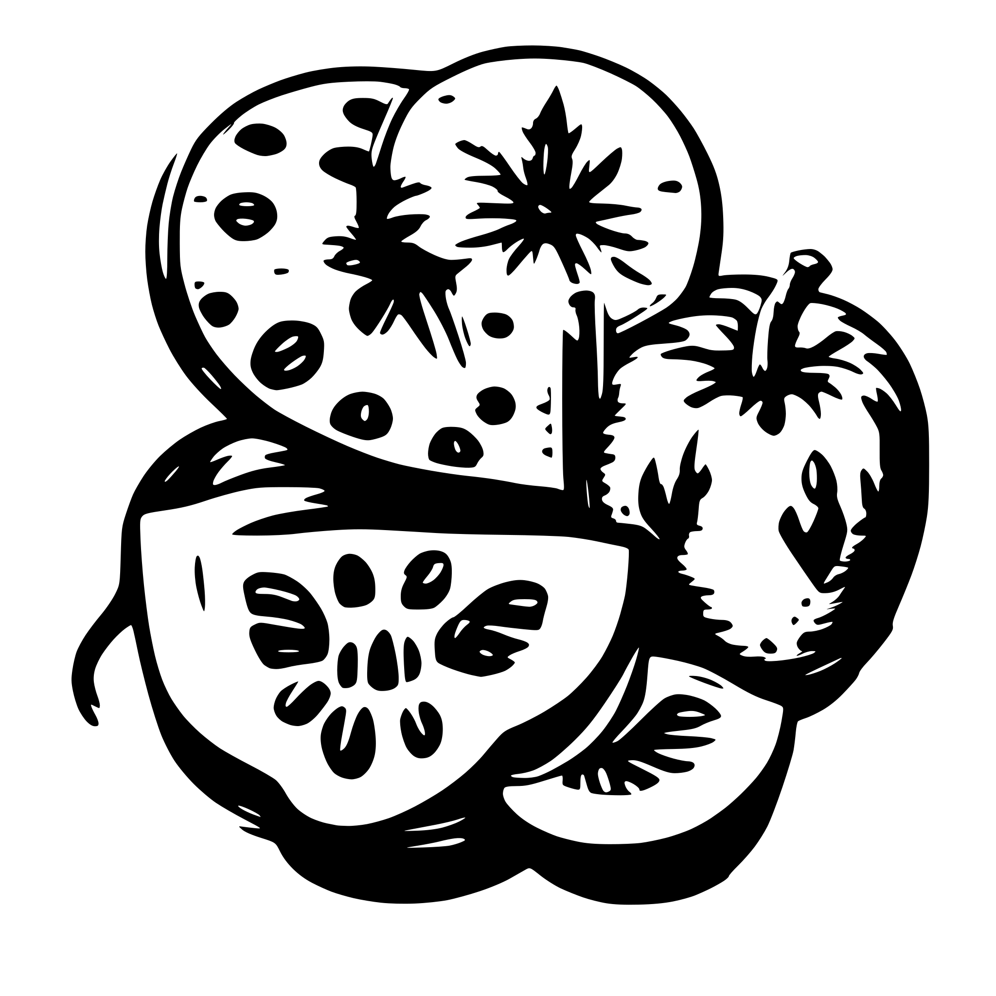 AI-generated SVG of 'morango'