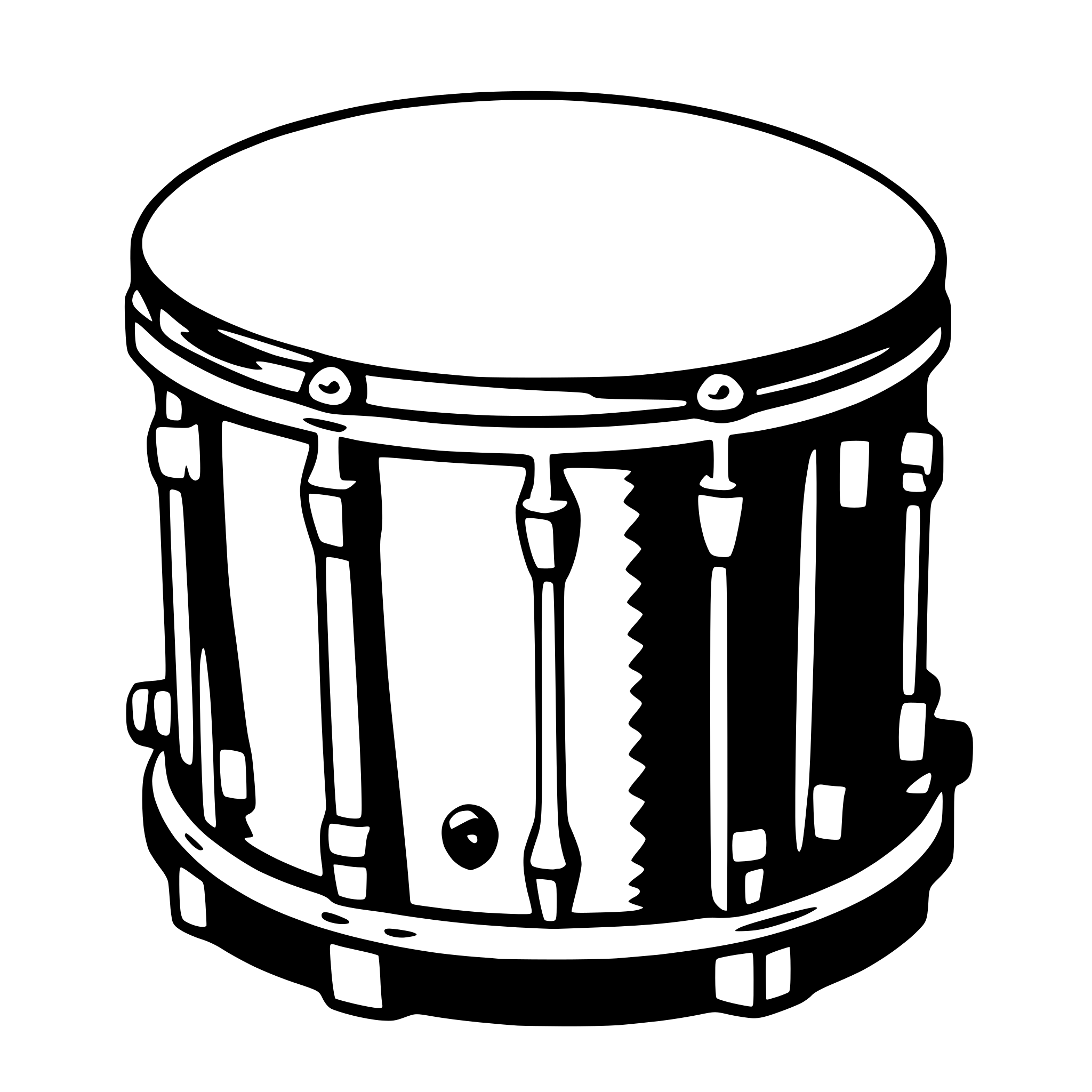AI-generated SVG of 'drum'