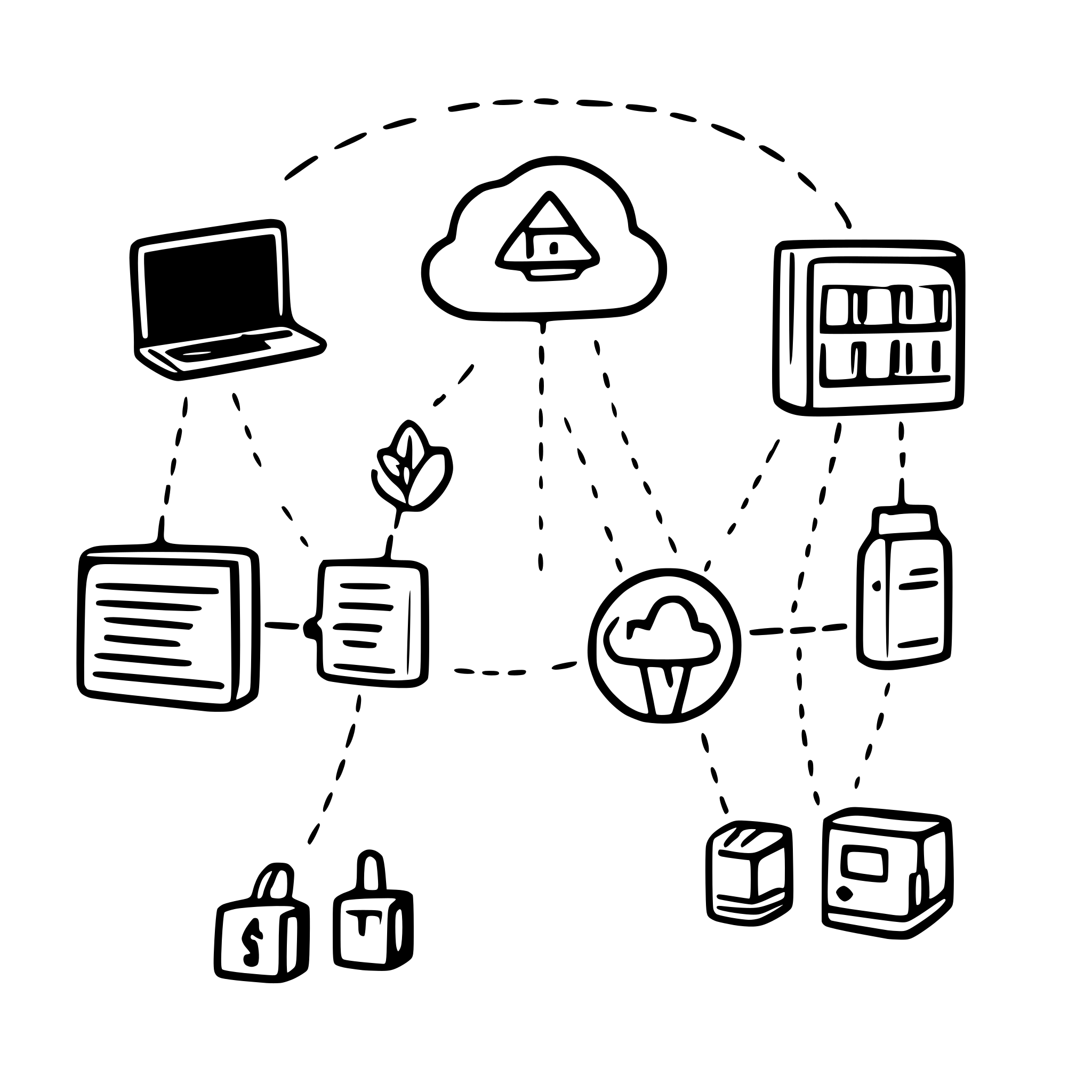 AI-generated SVG of a Visio style diagram for the Azure Application Gateway; showing a user's web browser connecting to an Azure Application Gateway which has a WAF and 2 backend nodes.