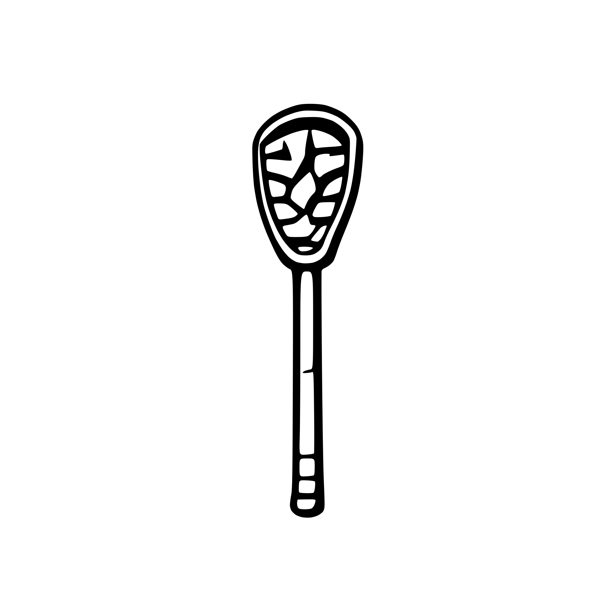 AI-generated SVG of 'flatstyle lacrosse stick icon'
