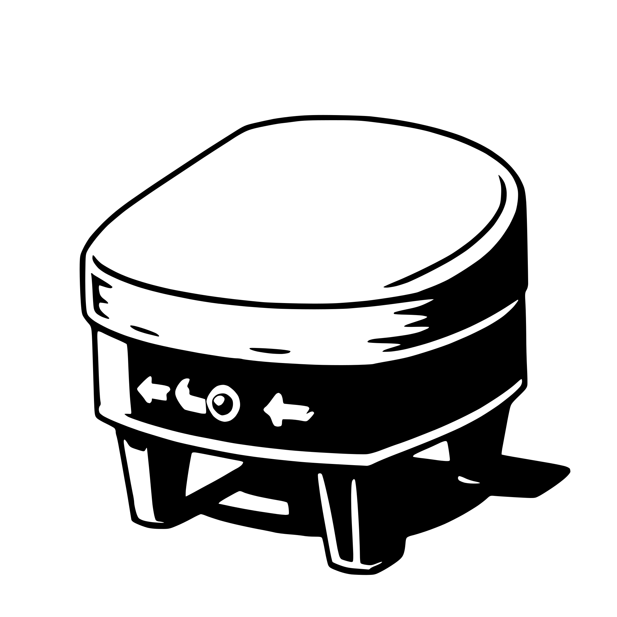 AI-generated SVG of 'ottoman'
