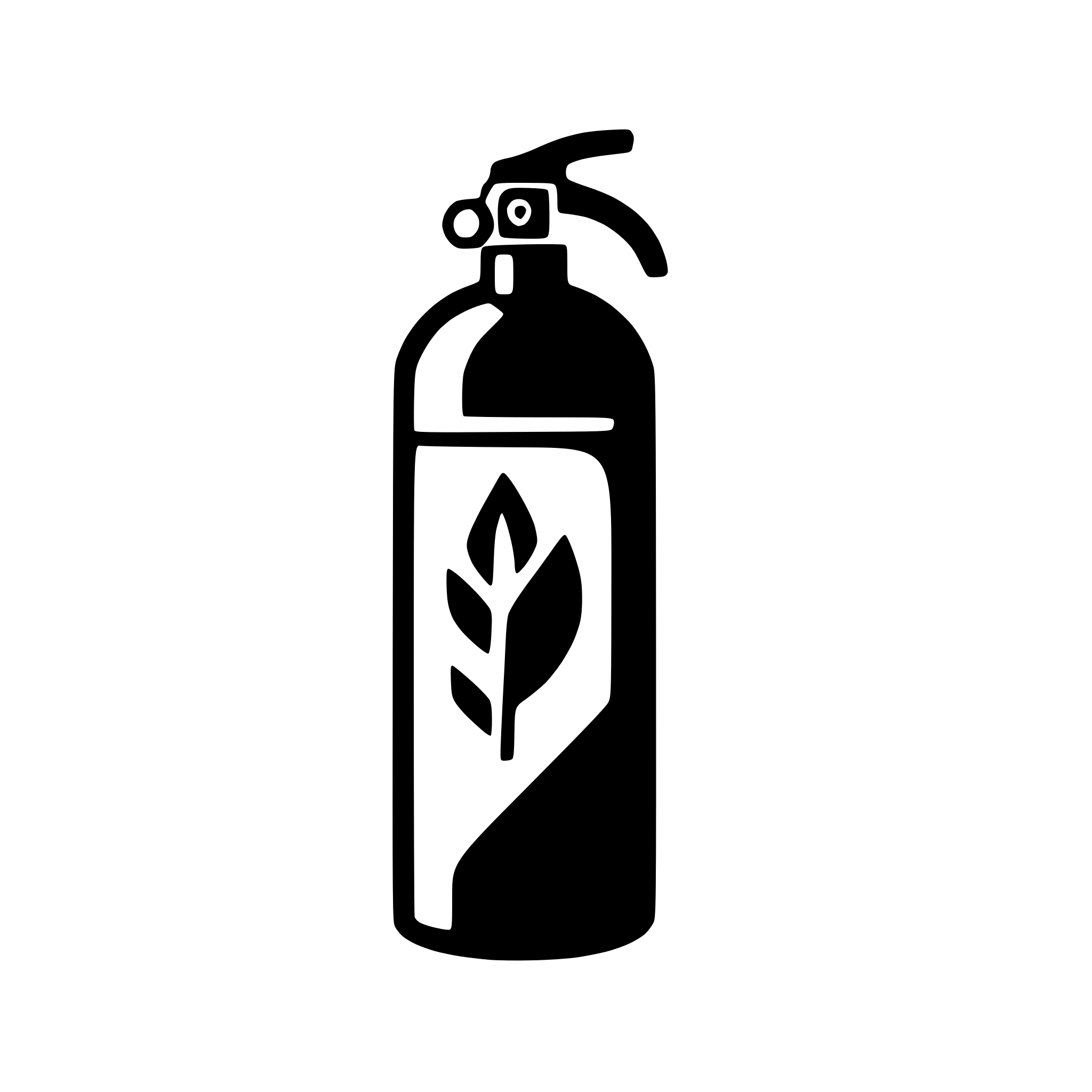 AI-generated SVG of 'fire extinguisher spraying'