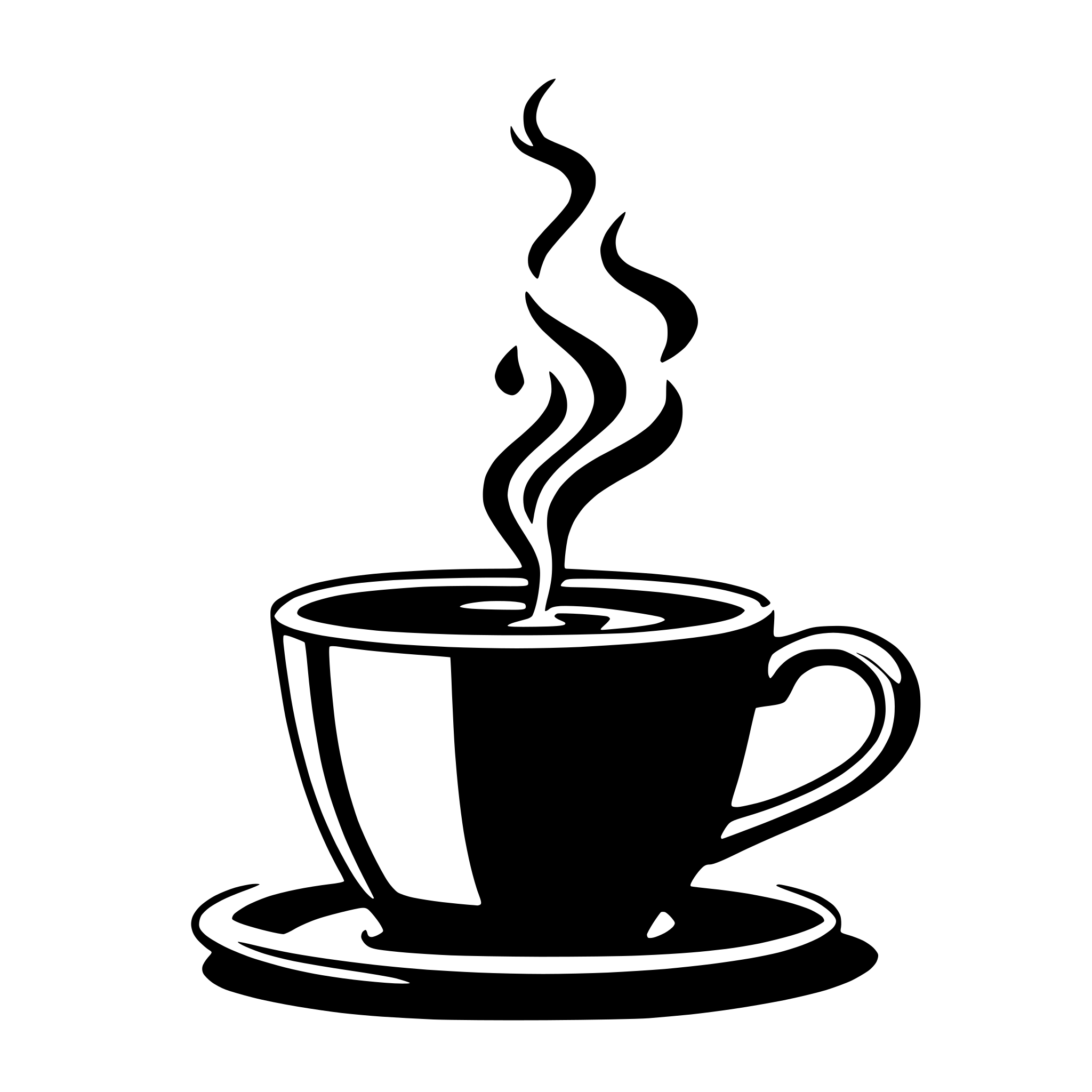 AI-generated SVG of 'coffee cup steam'