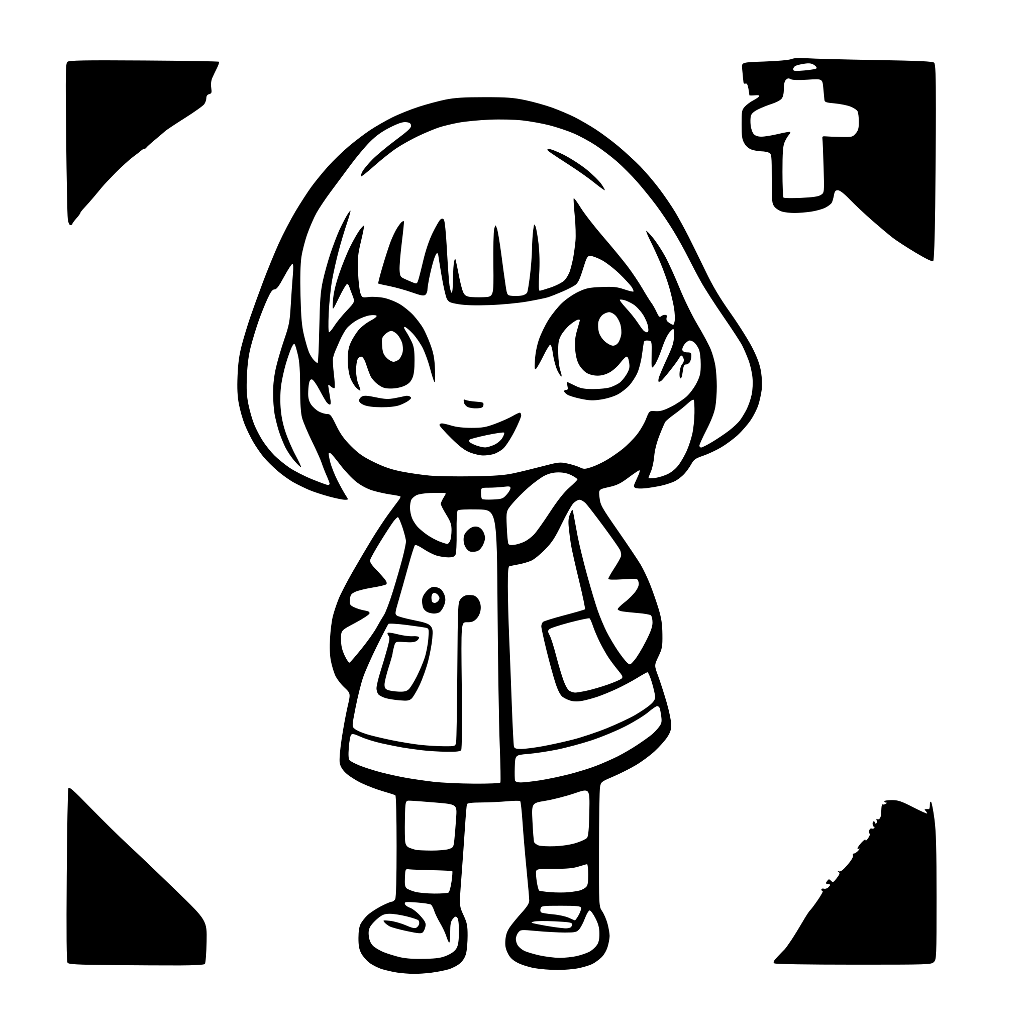 AI-generated SVG of a write L V C, its my initial