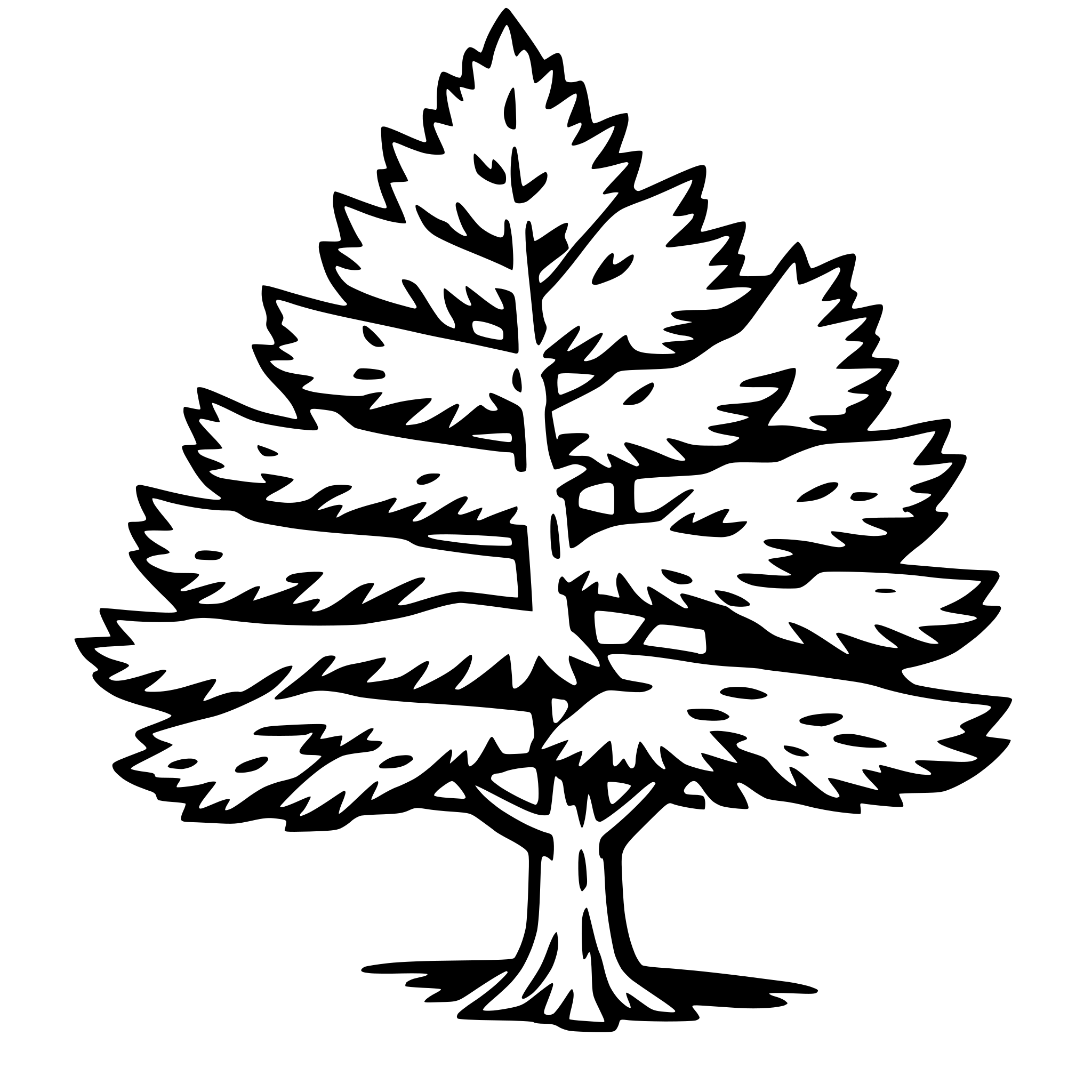 AI-generated SVG of 'larch tree'