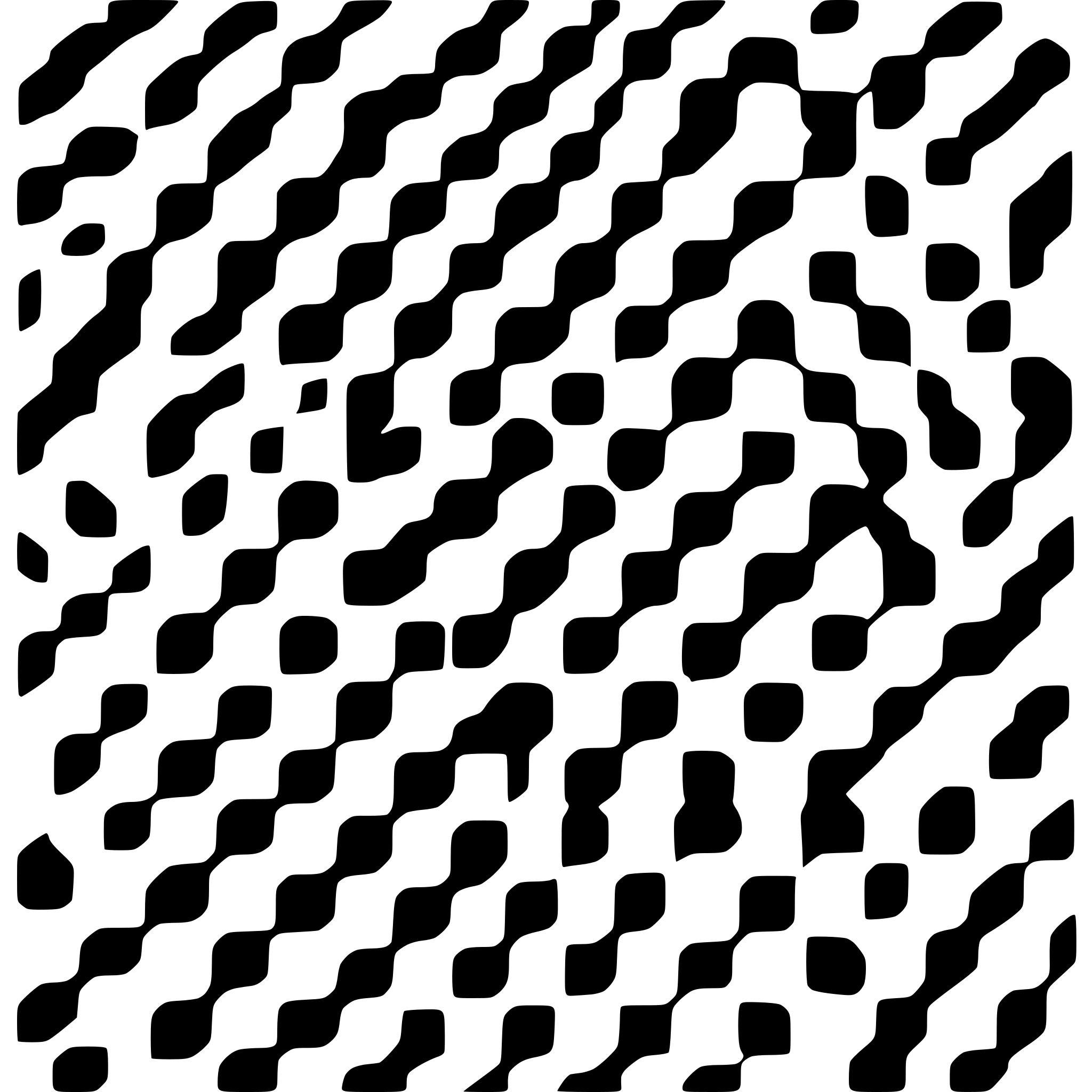 AI-generated SVG of 'A dark, seamless grid pattern with thin lines(which has no color thet are void) and with cells having background color black. The grid lines should be evenly spaced and uniform(square cells).'