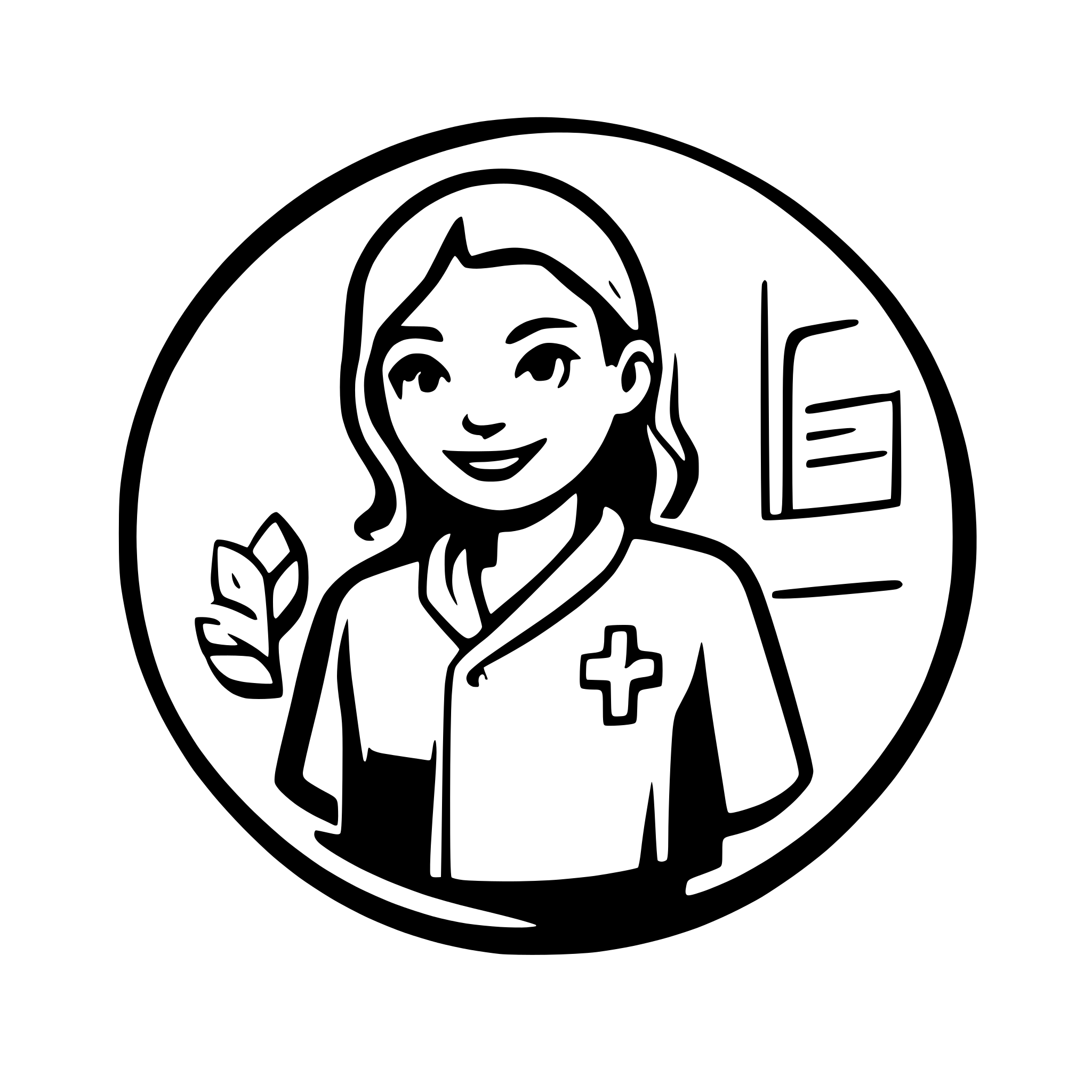 AI-generated SVG of a hospital patient logo