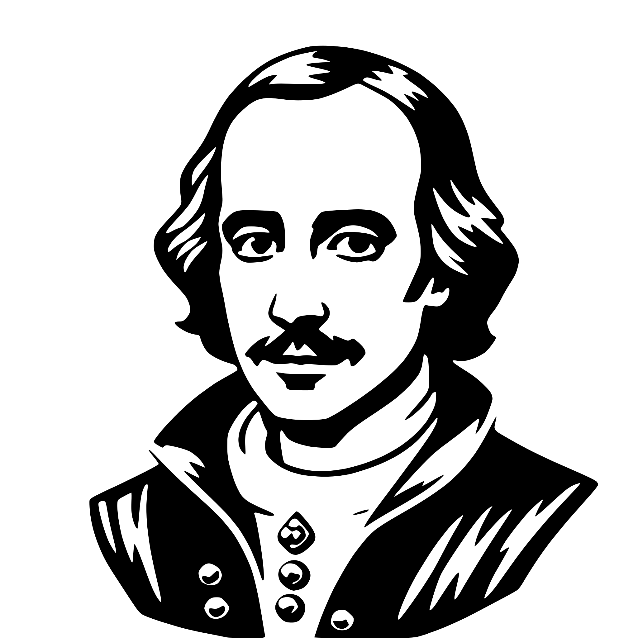 AI-generated SVG of 'william shakespeare'