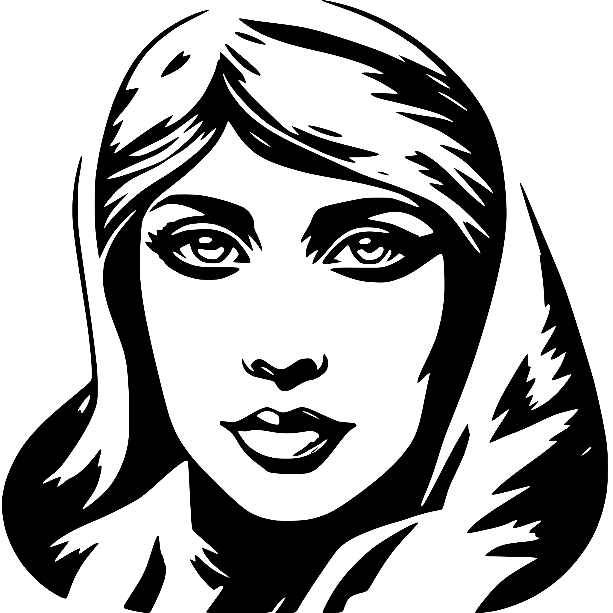 AI-generated SVG of 'маска они'