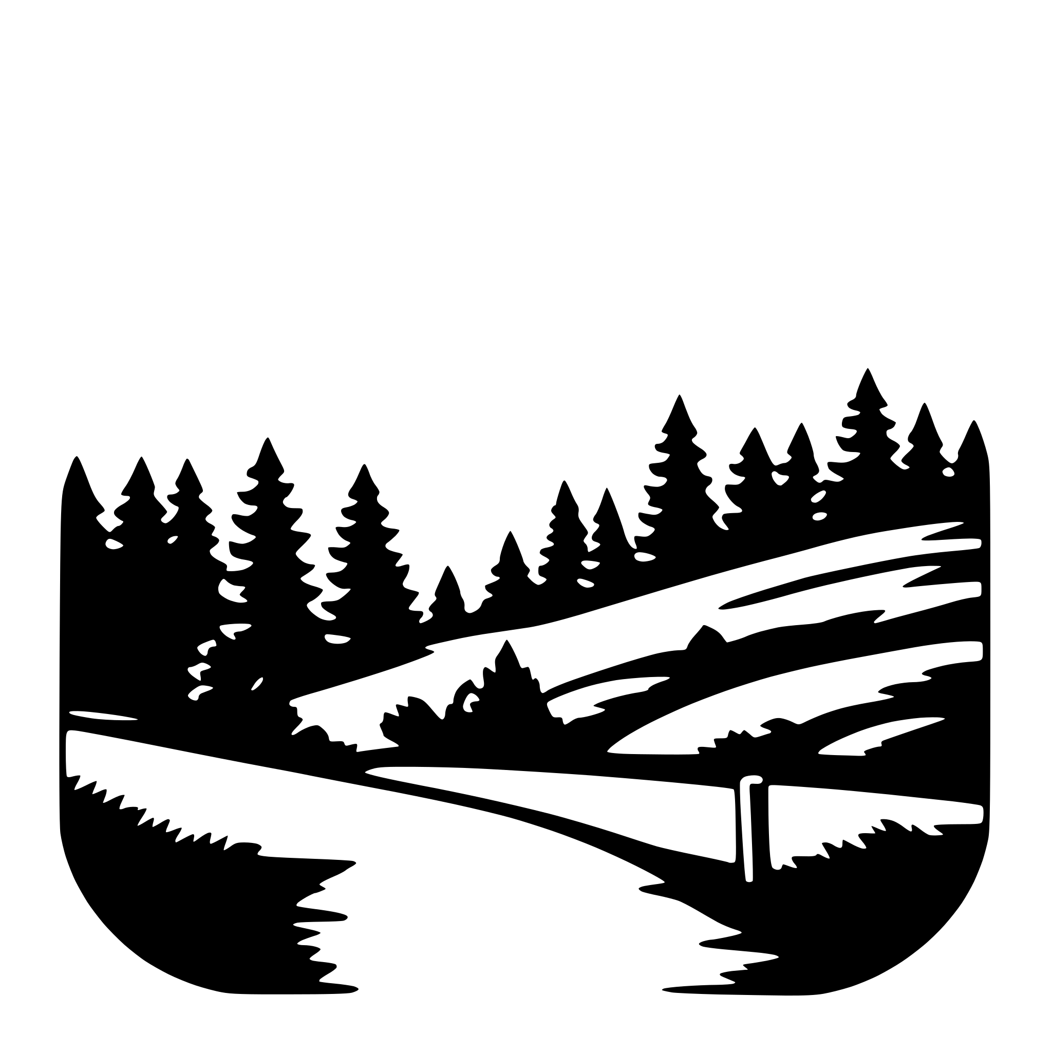AI-generated SVG of a mountain air