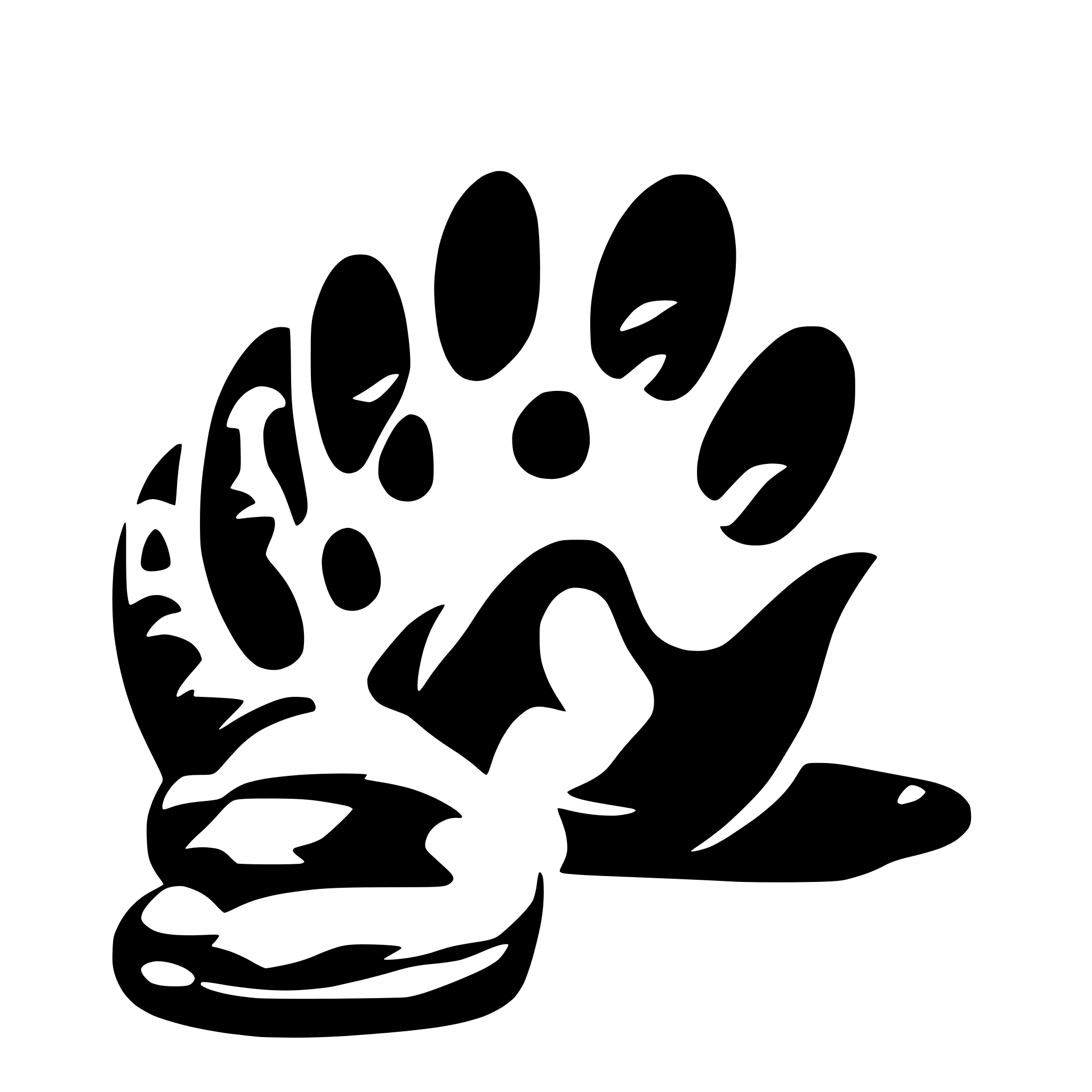 AI-generated SVG of 'background with dogpaws'