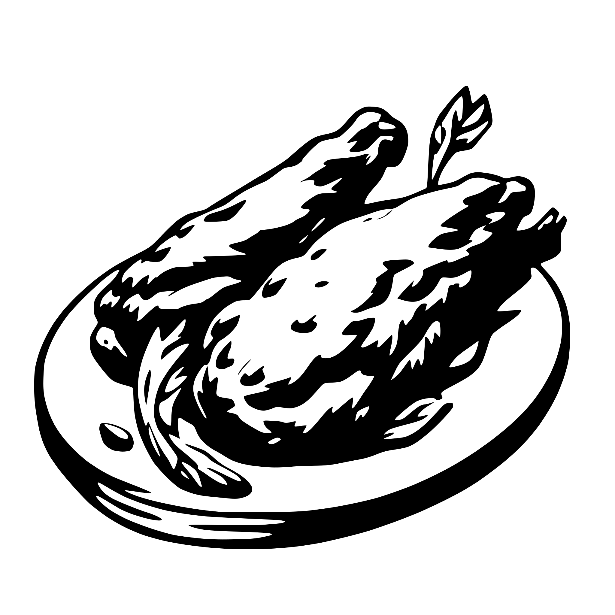 AI-generated SVG of 'Fried Chicken Wing'