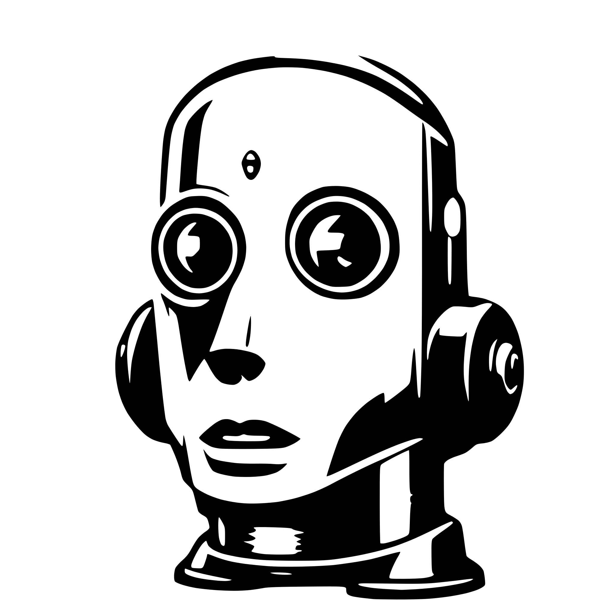 AI-generated SVG of 'oracle bot'