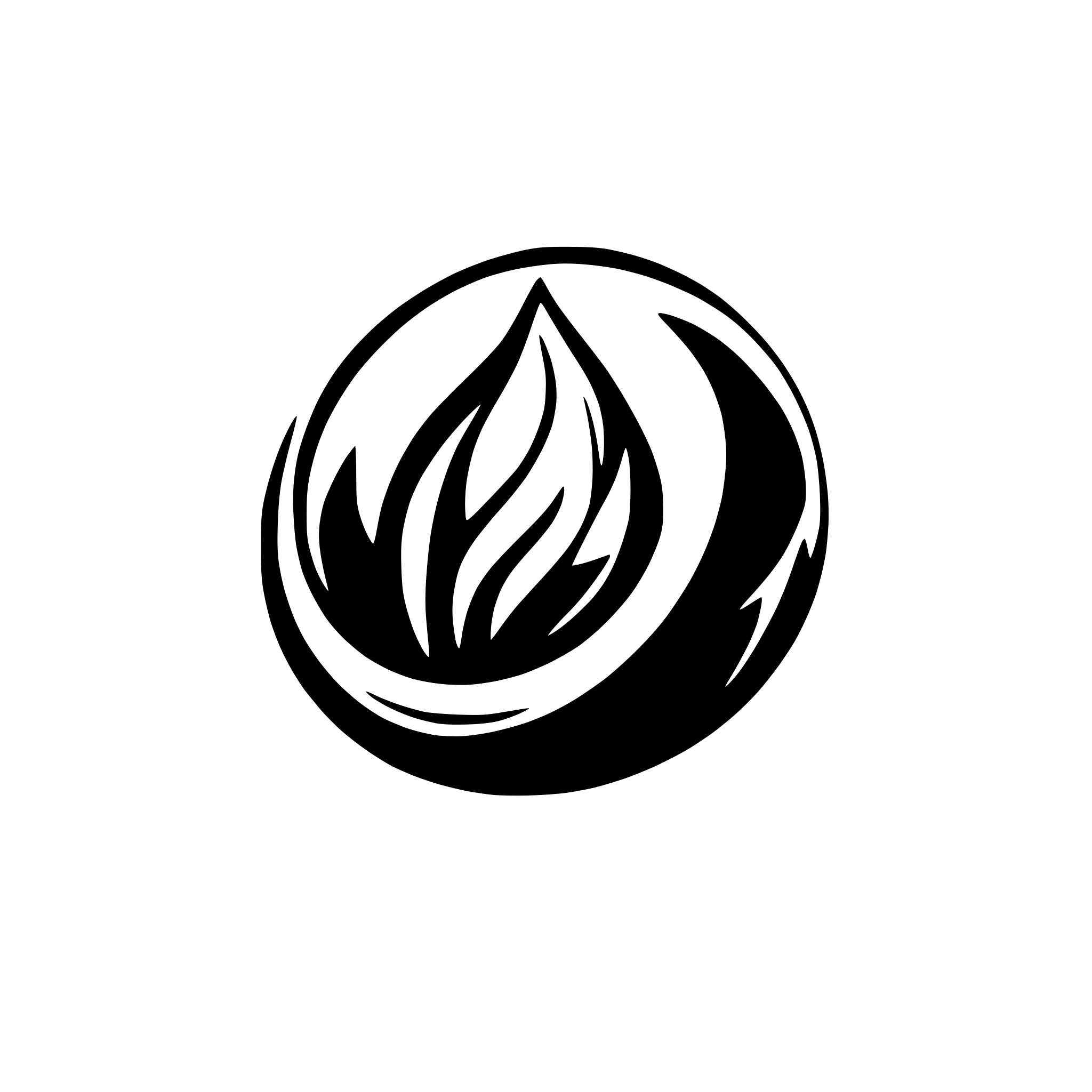 AI-generated SVG of a a cold blue tornado logo