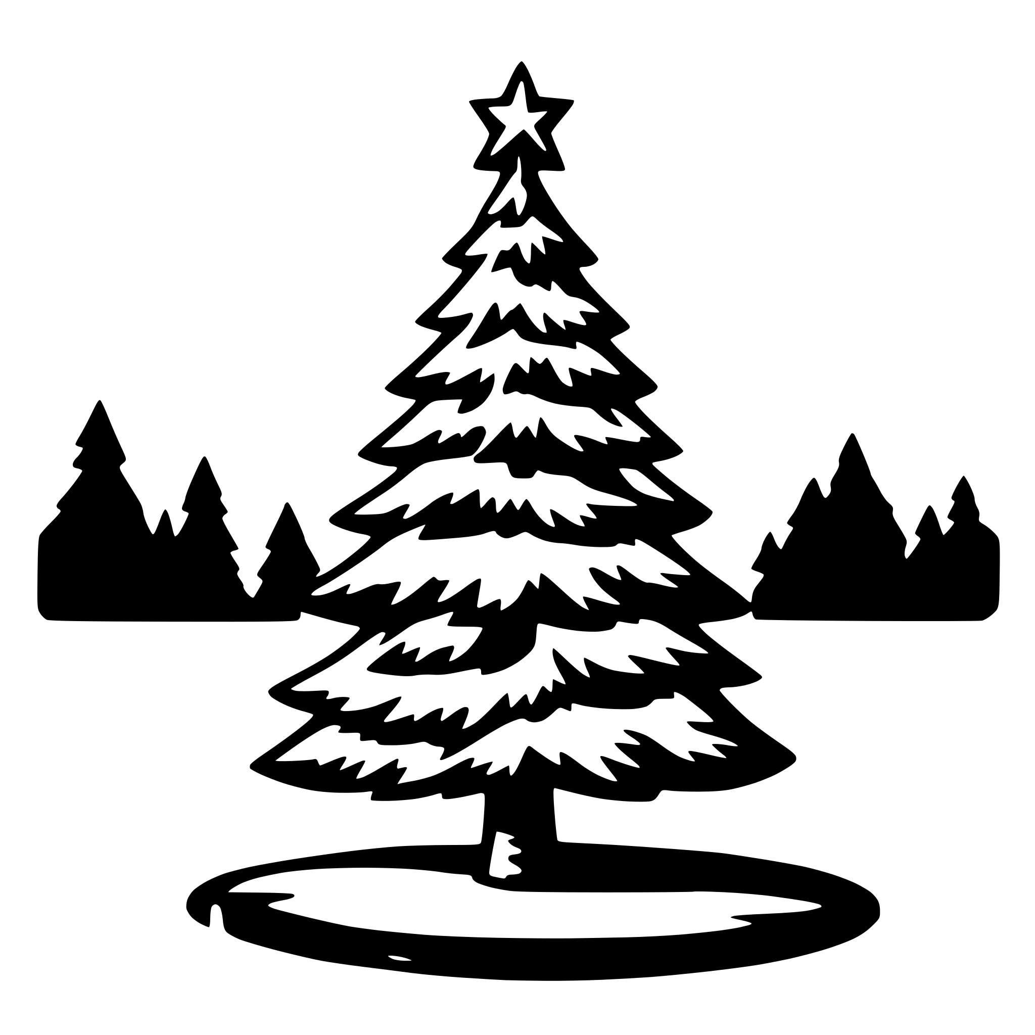 AI-generated SVG of 'christmas tree'