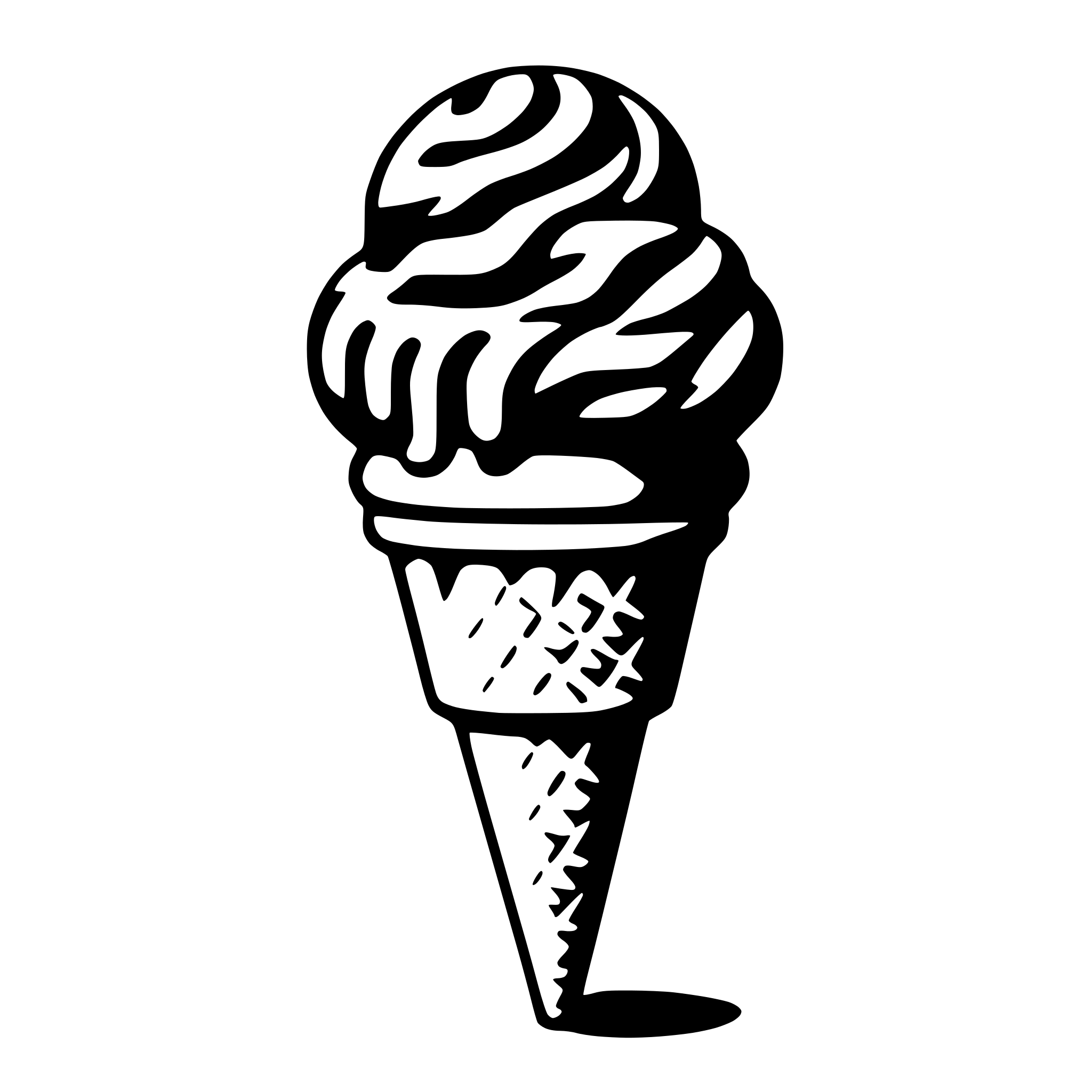 AI-generated SVG of a ice cream