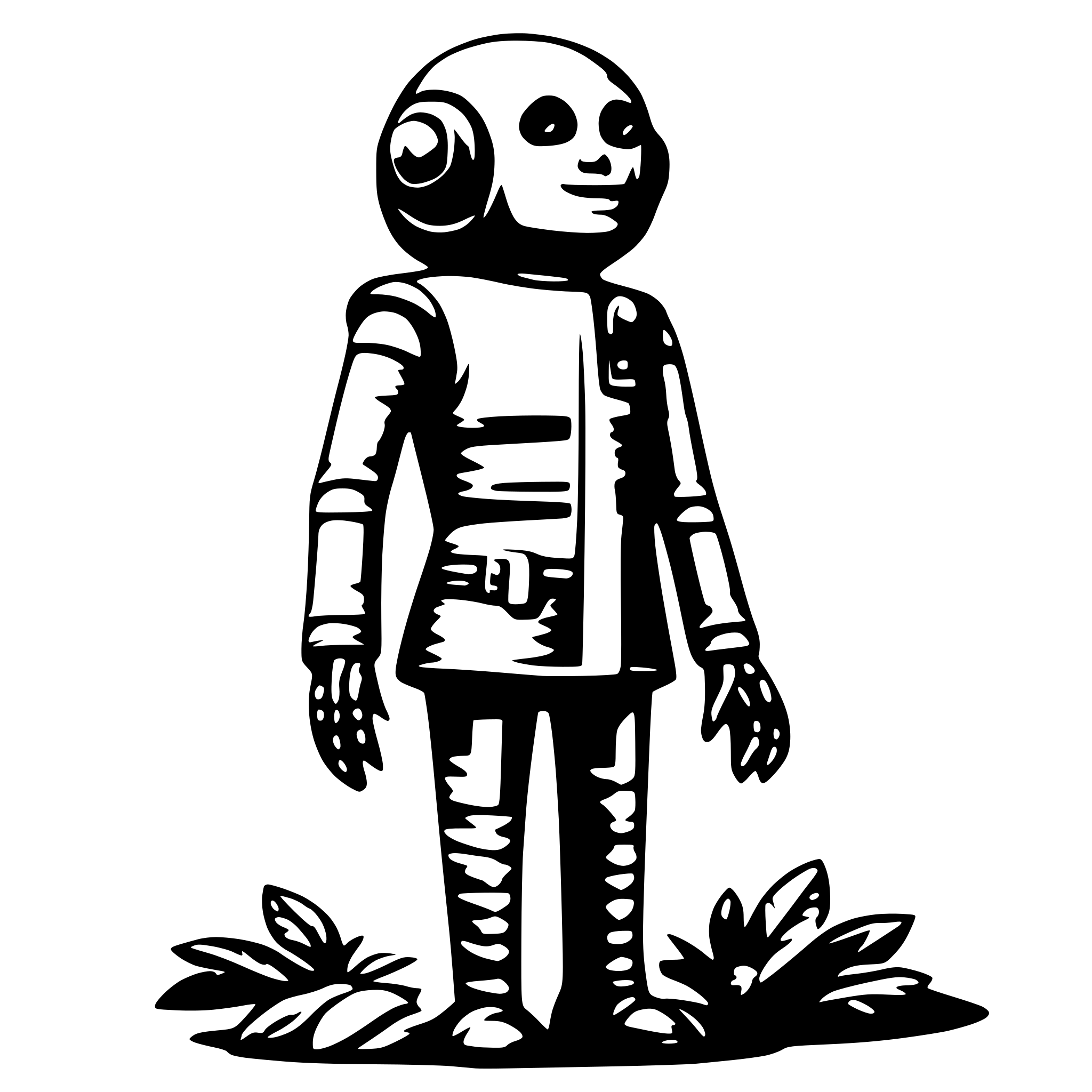AI-generated SVG of 'Datalien'