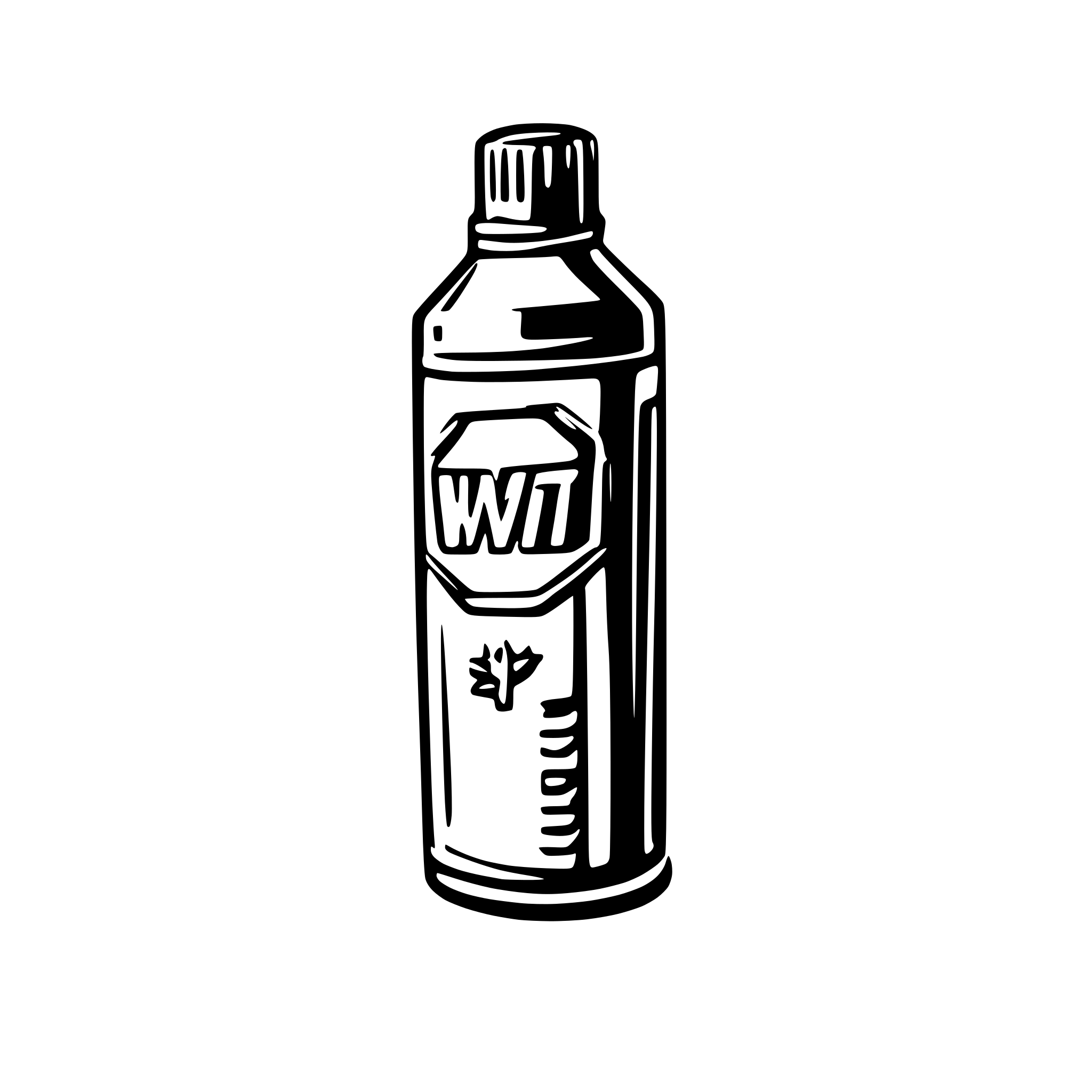 AI-generated SVG of a WD 40 oil