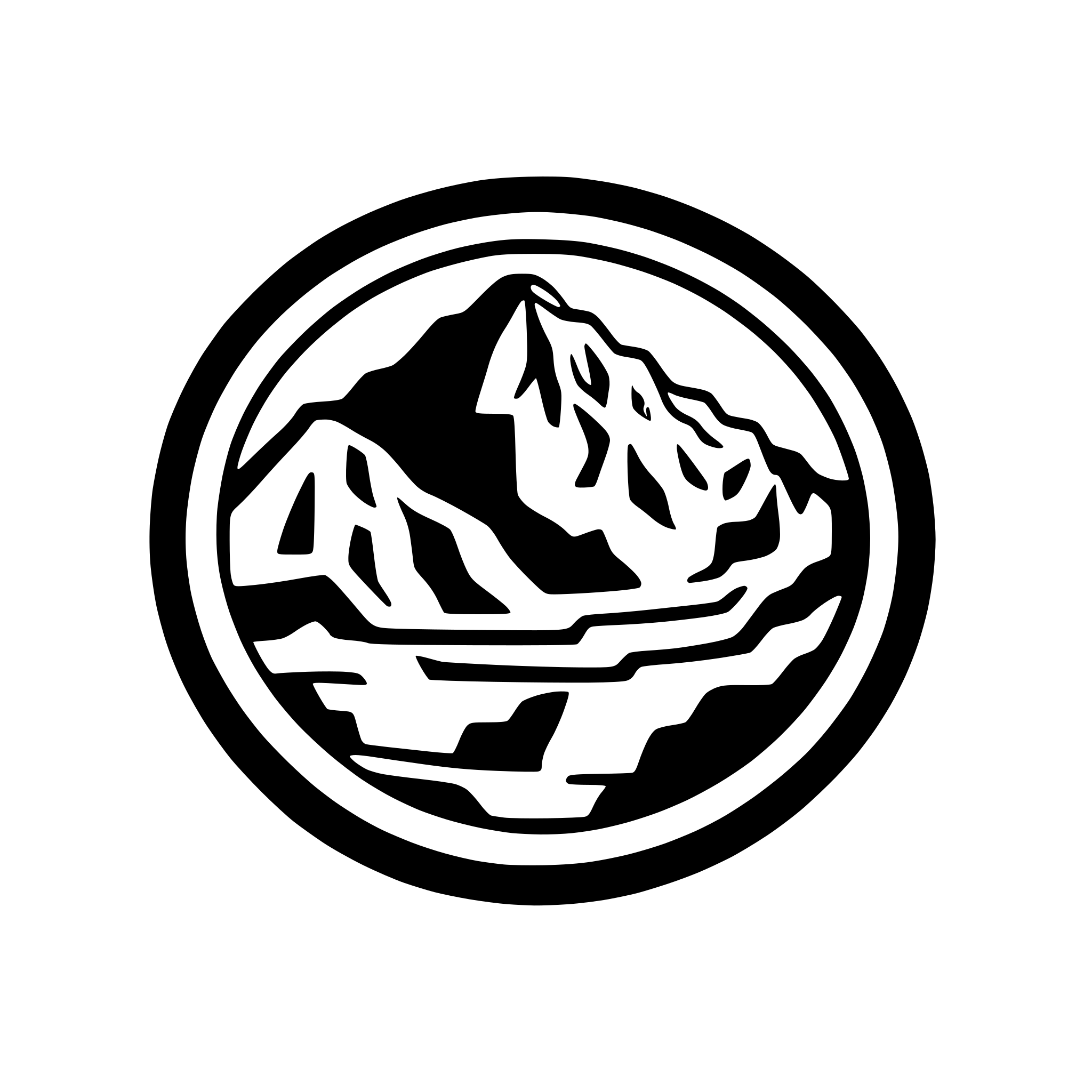 AI-generated SVG of a an android app icon representing mount olympus