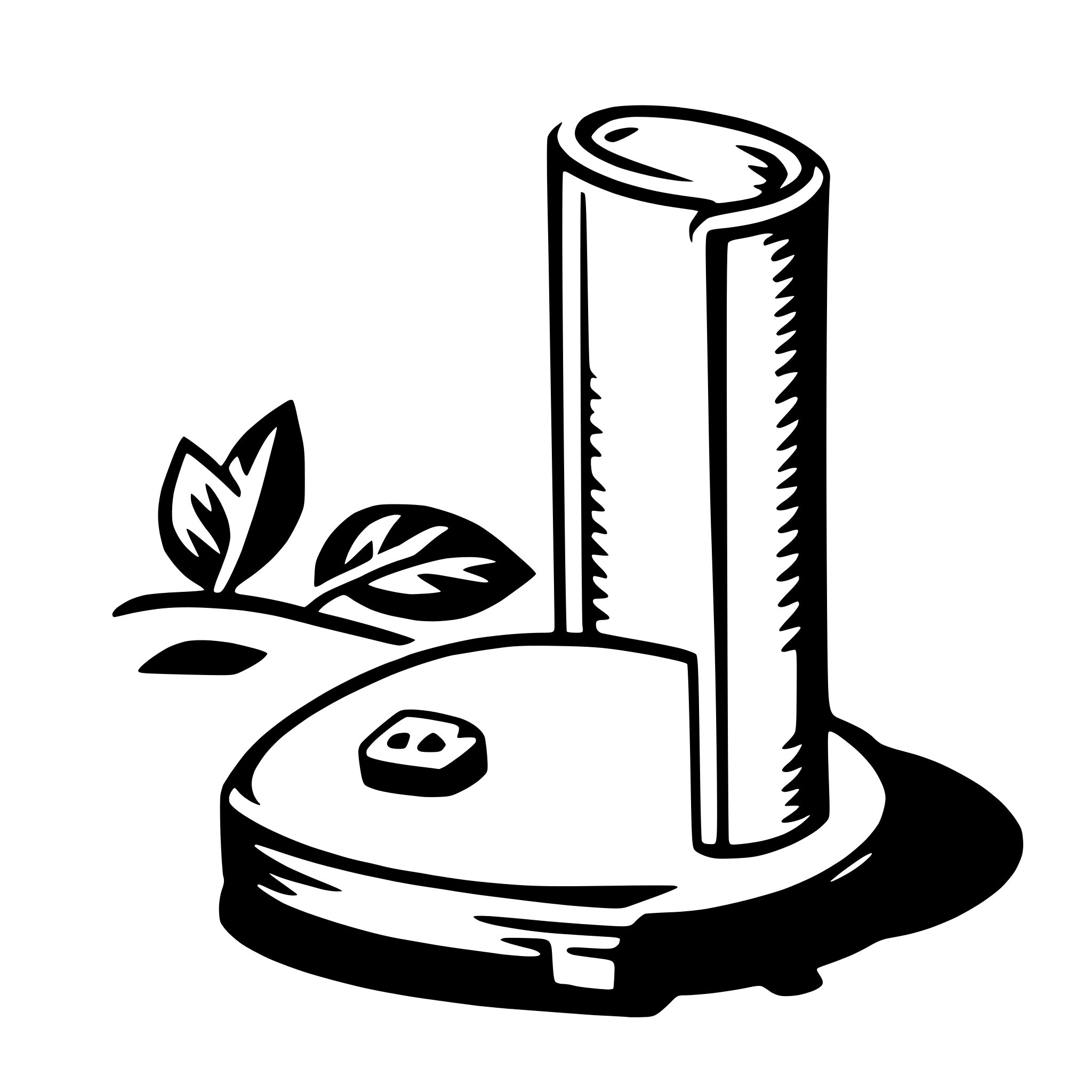 AI-generated SVG of a pamphlet