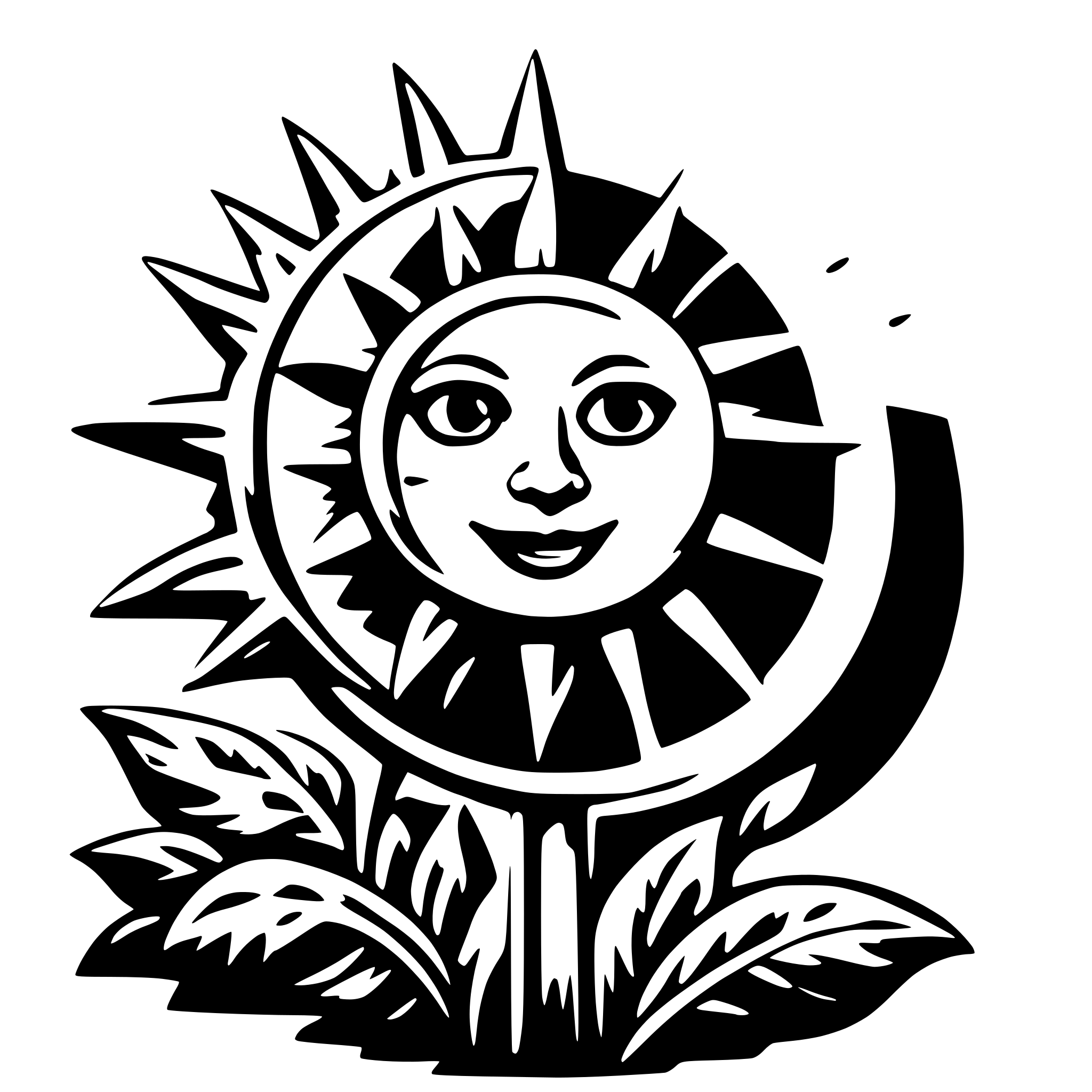 AI-generated SVG of 'sun catchedr'