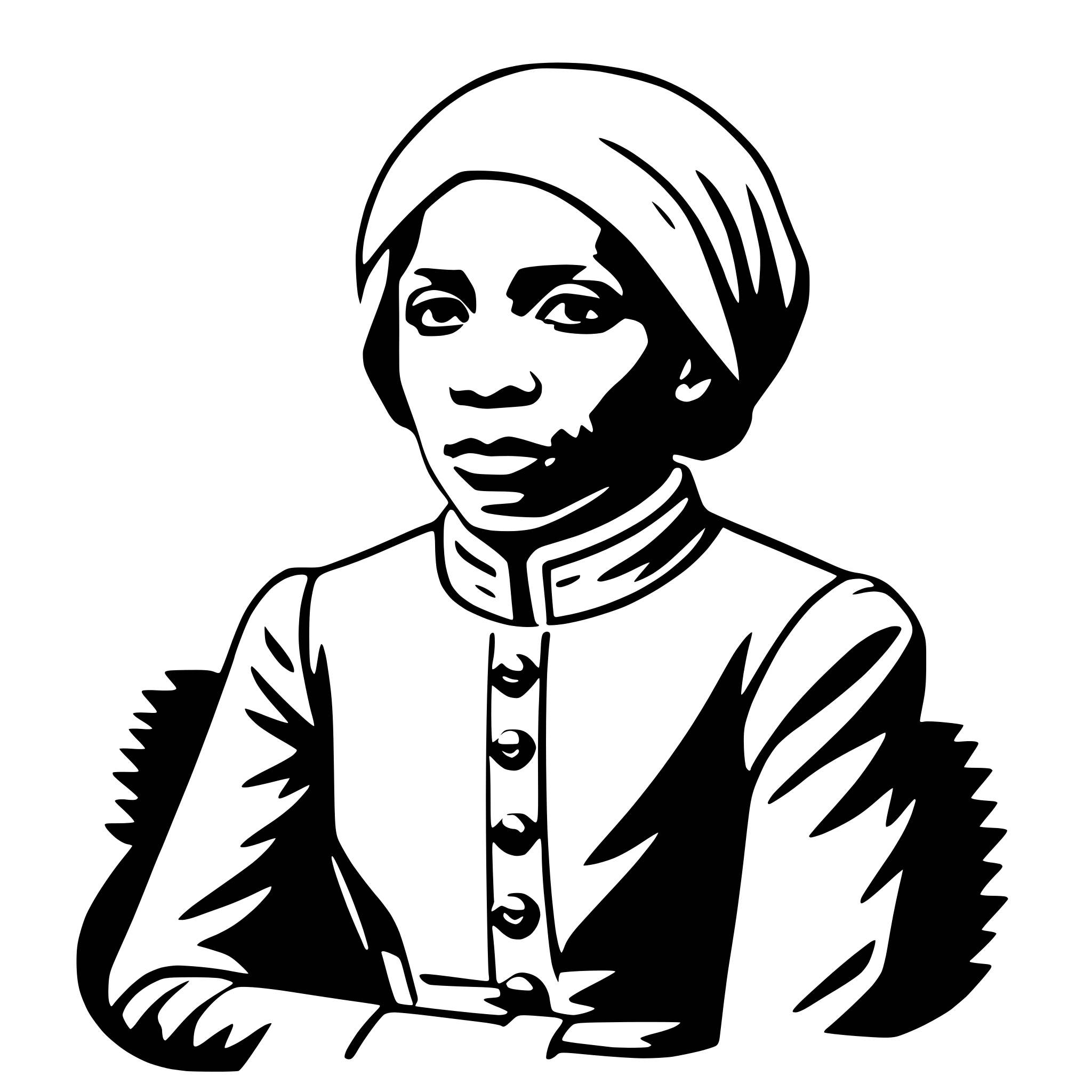 AI-generated SVG of 'harriet tubman'