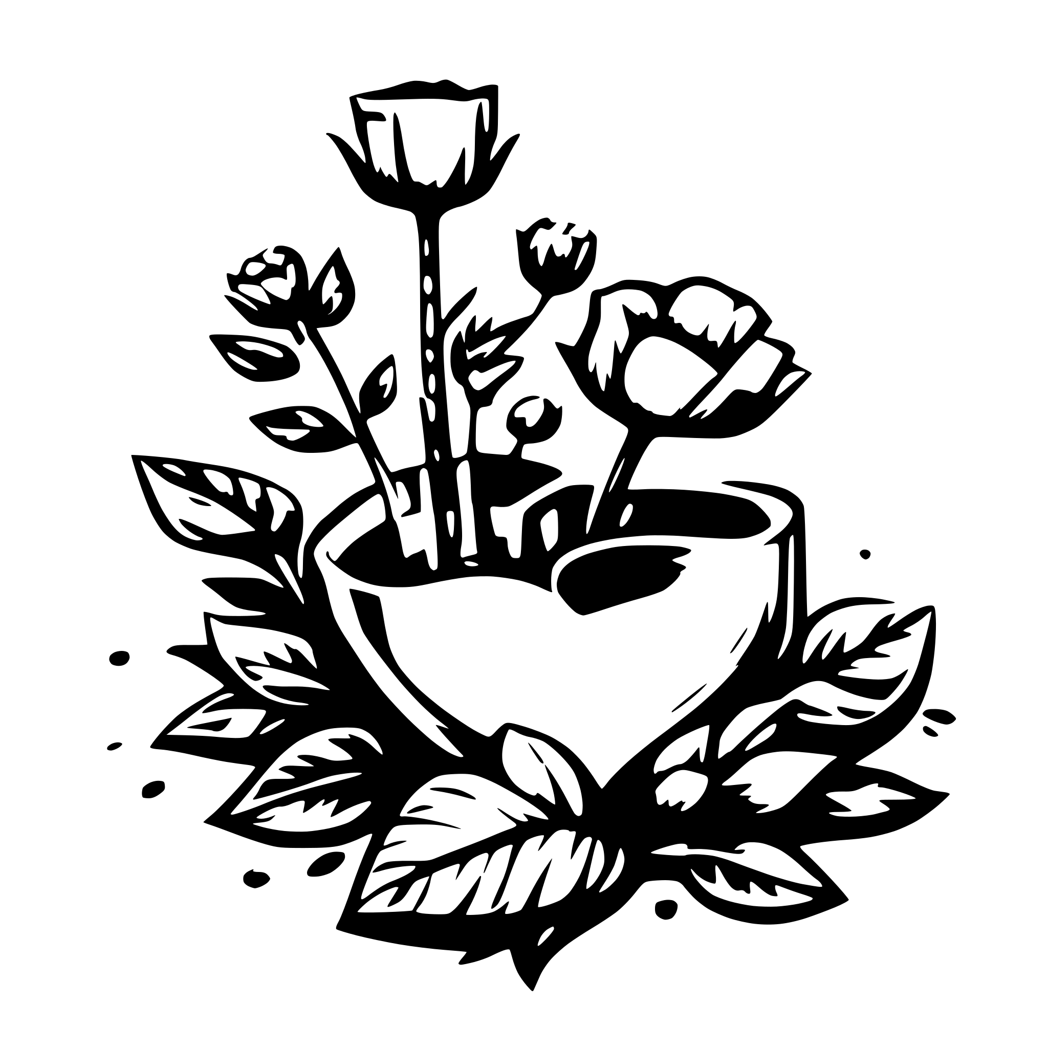 AI-generated SVG of 'happy valentine's day'