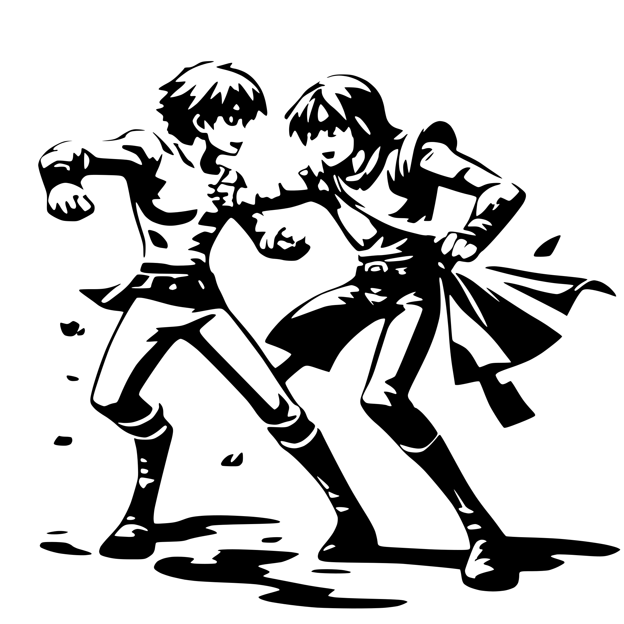 SVG for 'close shot anime fight action scene' | AI-Generated Custom ...
