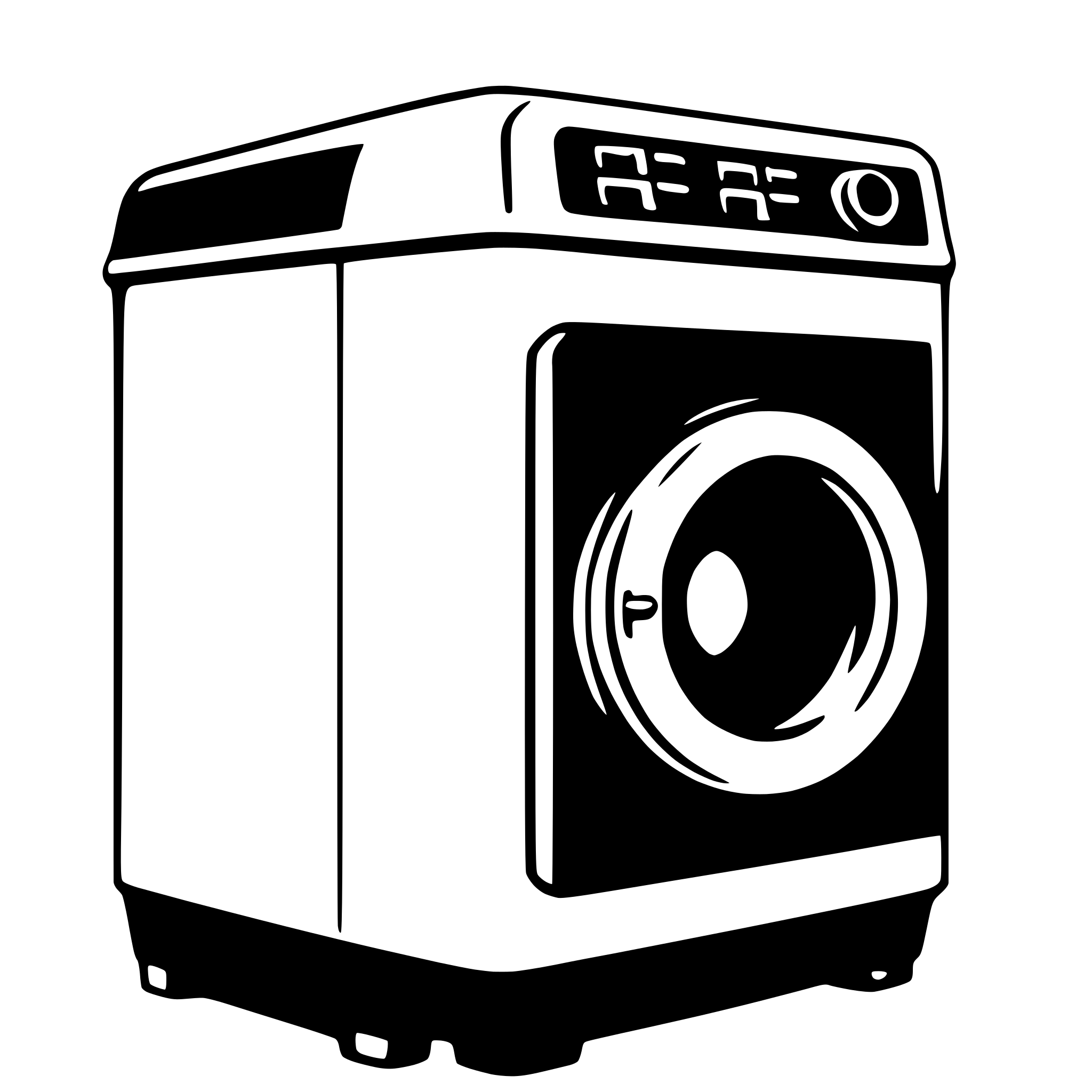 AI-generated SVG of a washing machine