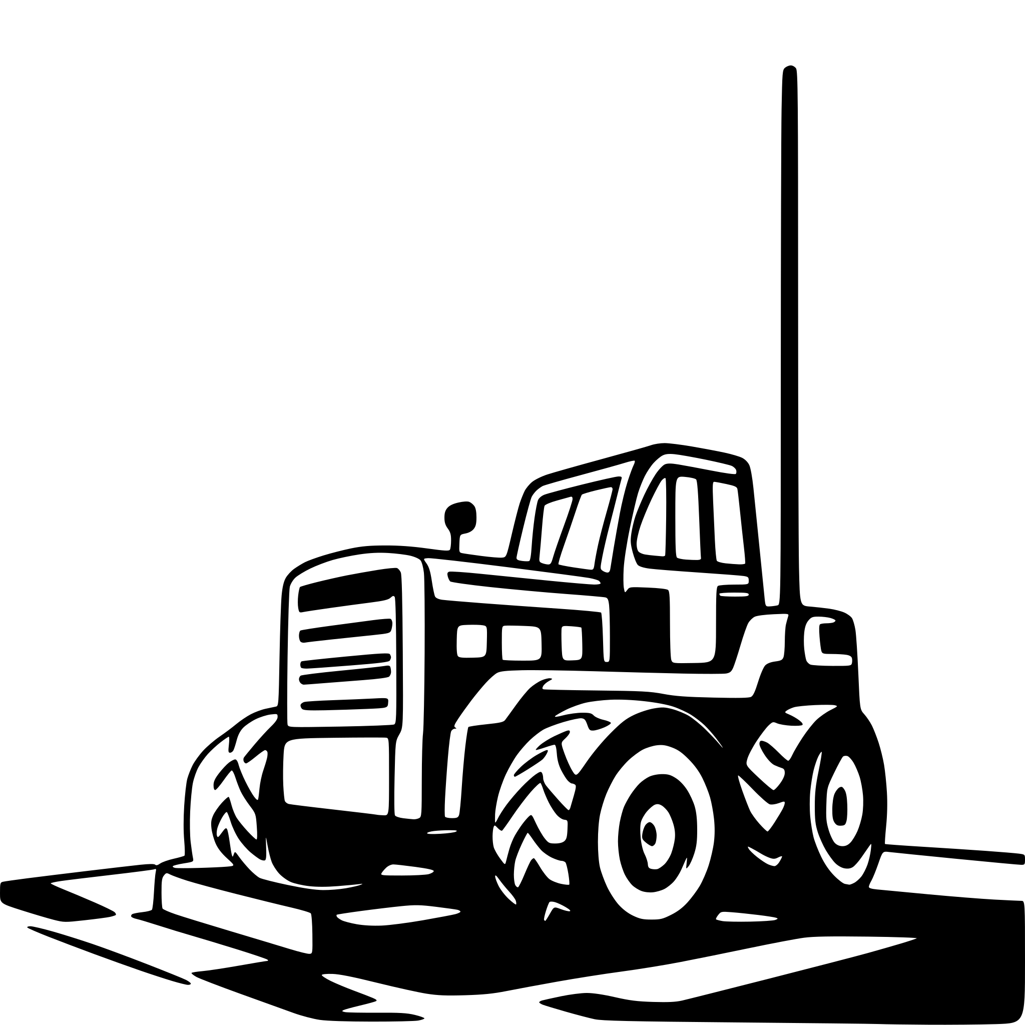 AI-generated SVG of 'road grader'