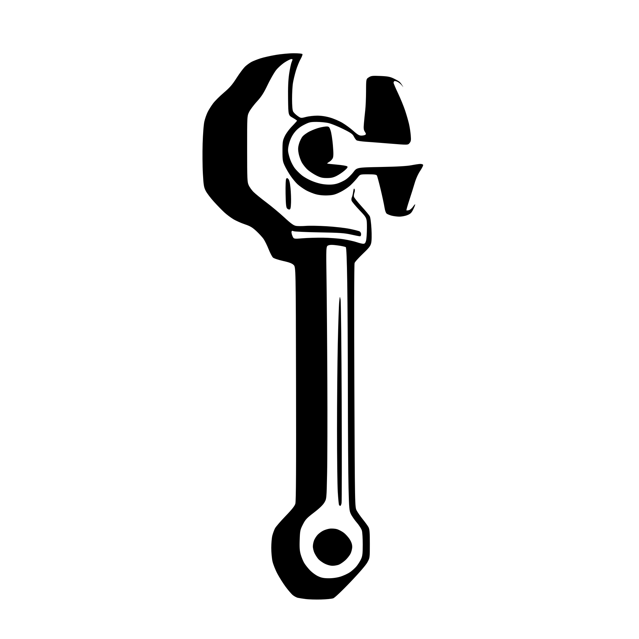 AI-generated SVG of 'Kaffeetasse wrench'