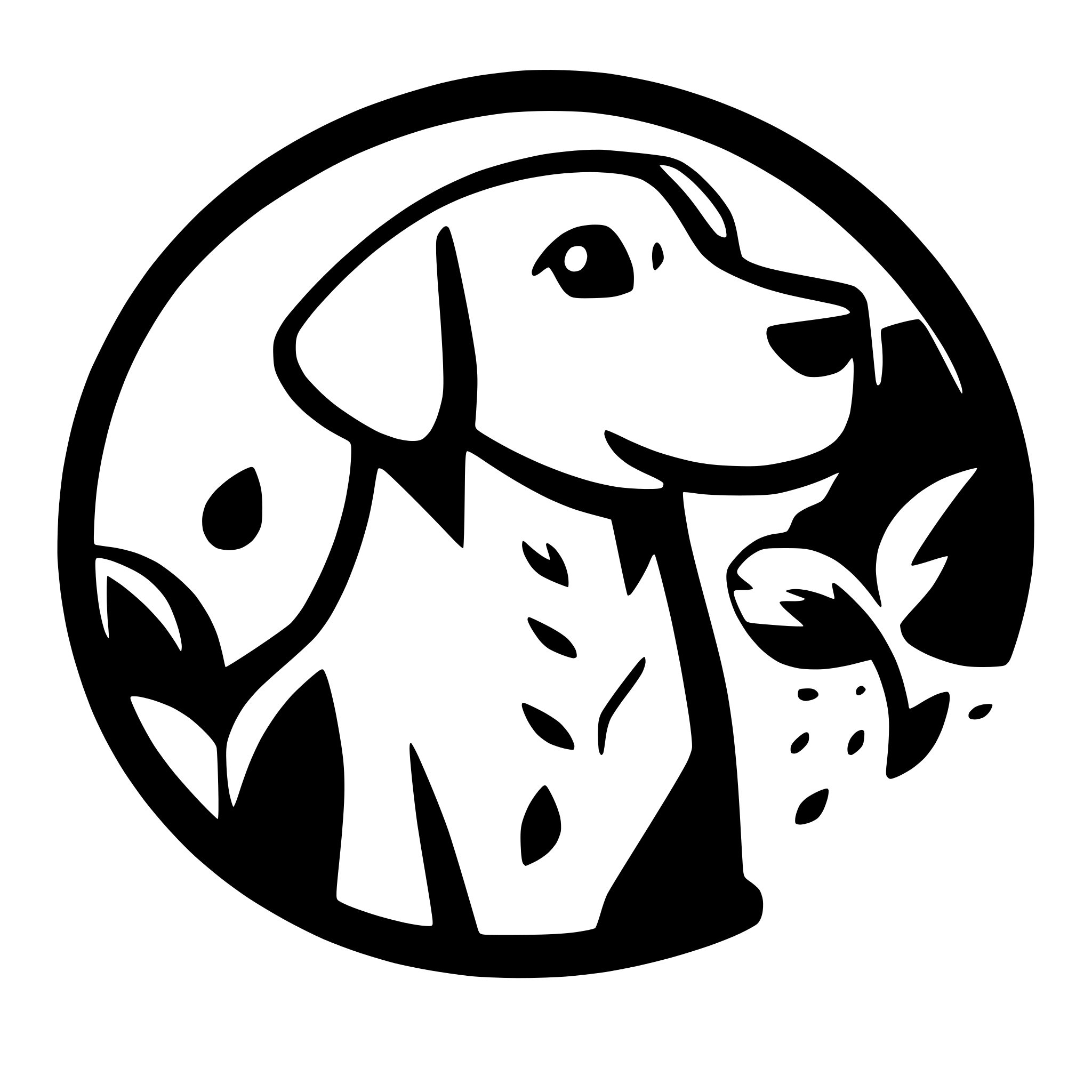 AI-generated SVG of 'Icon for a dog boarding and training business'