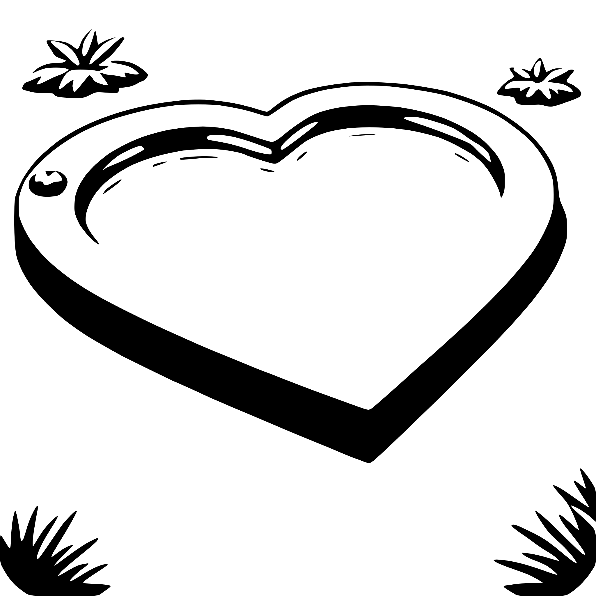 AI-generated SVG of a heart-shaped pool